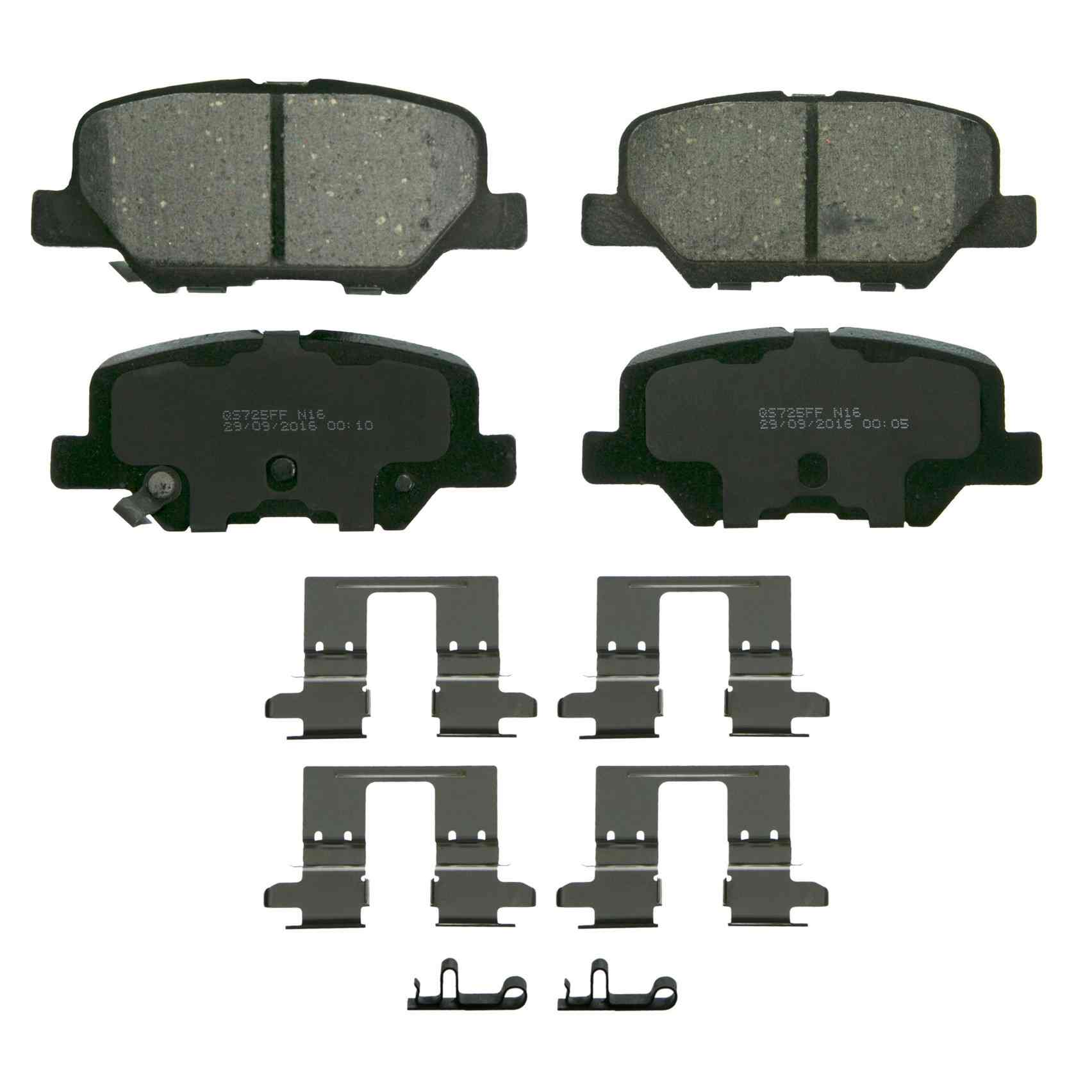 Wagner Brake Disc Brake Pad Set  top view frsport ZD1679