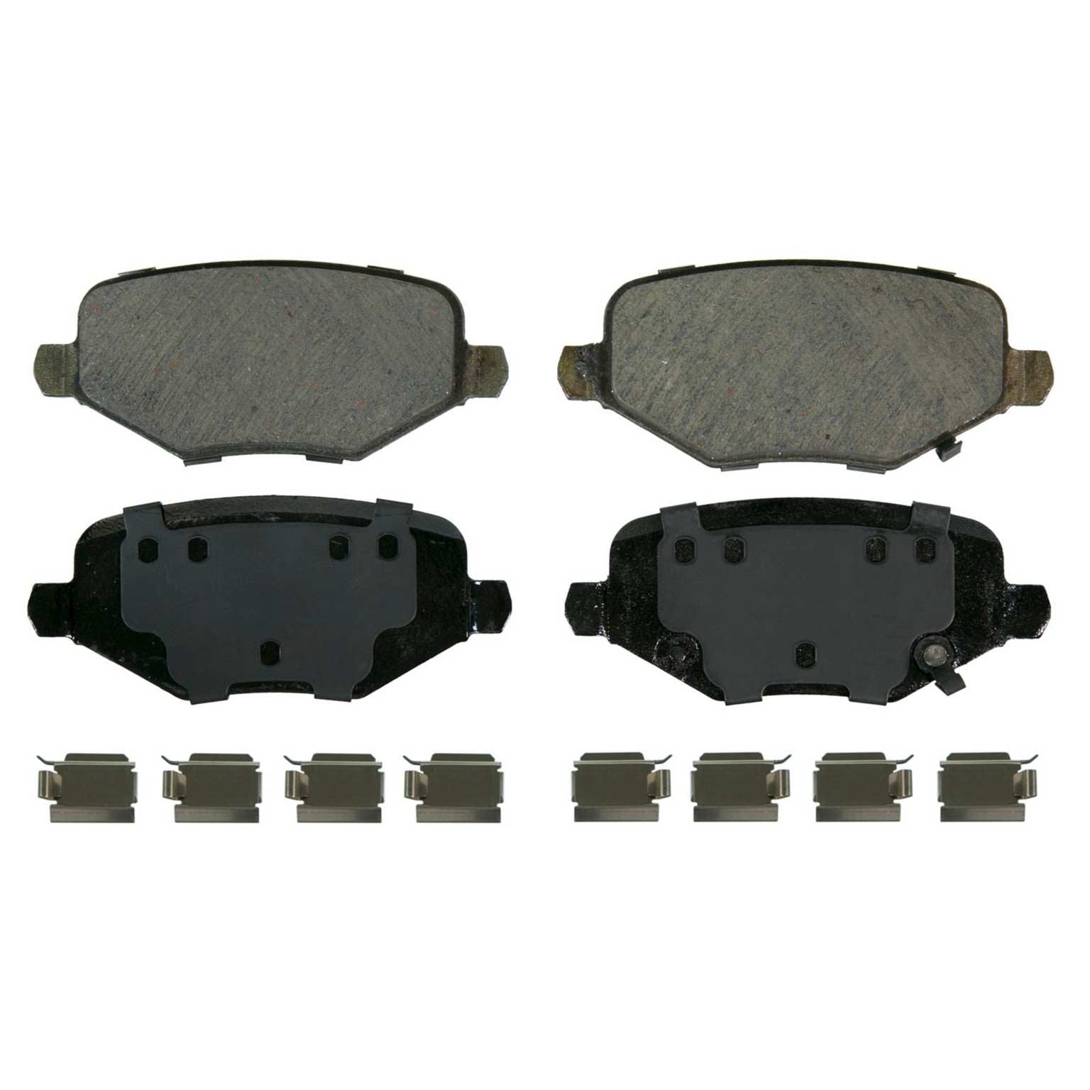 Wagner Brake Disc Brake Pad Set  top view frsport ZD1719