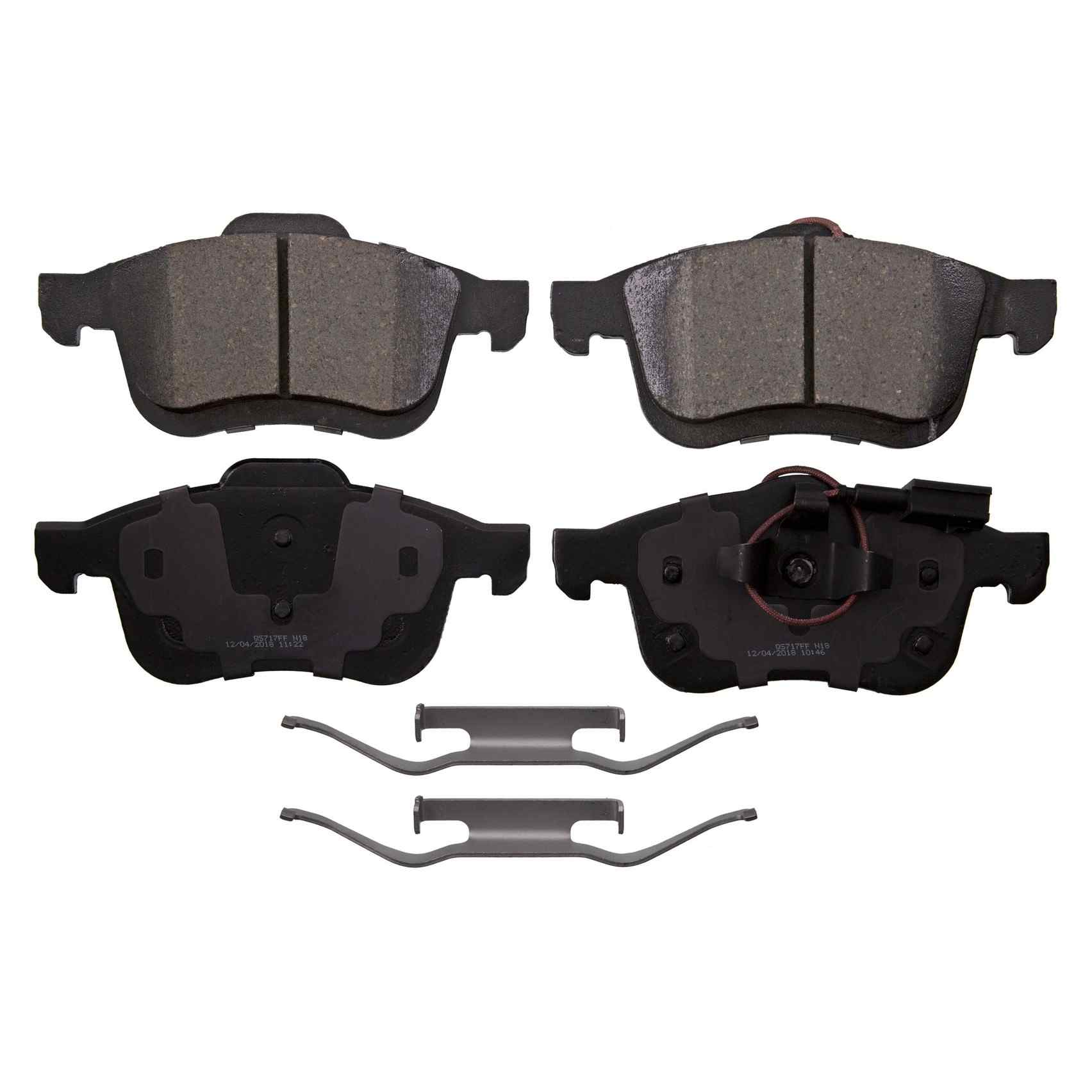 Wagner Brake Disc Brake Pad Set  top view frsport ZD1721A