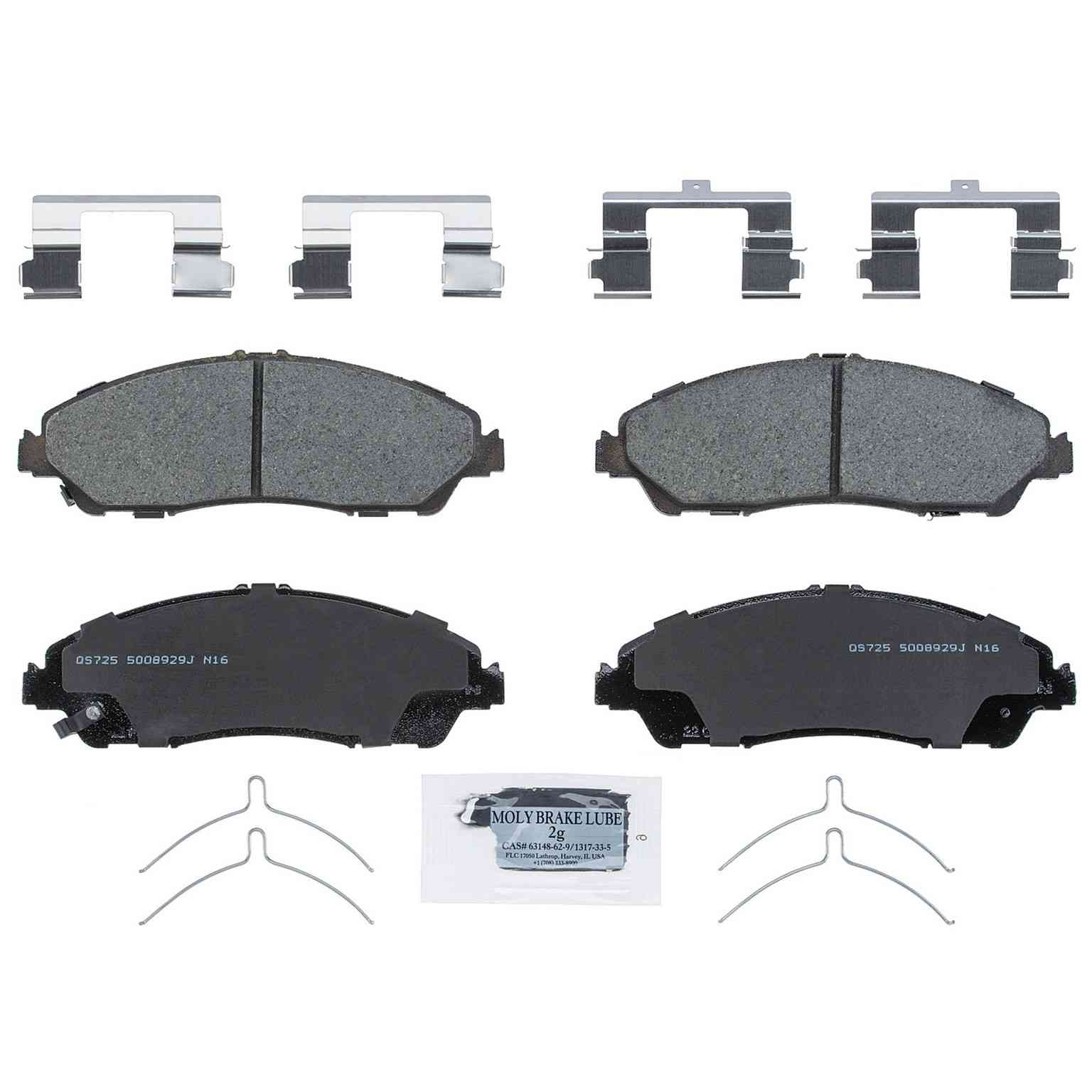 Wagner Brake Disc Brake Pad Set  top view frsport ZD1723