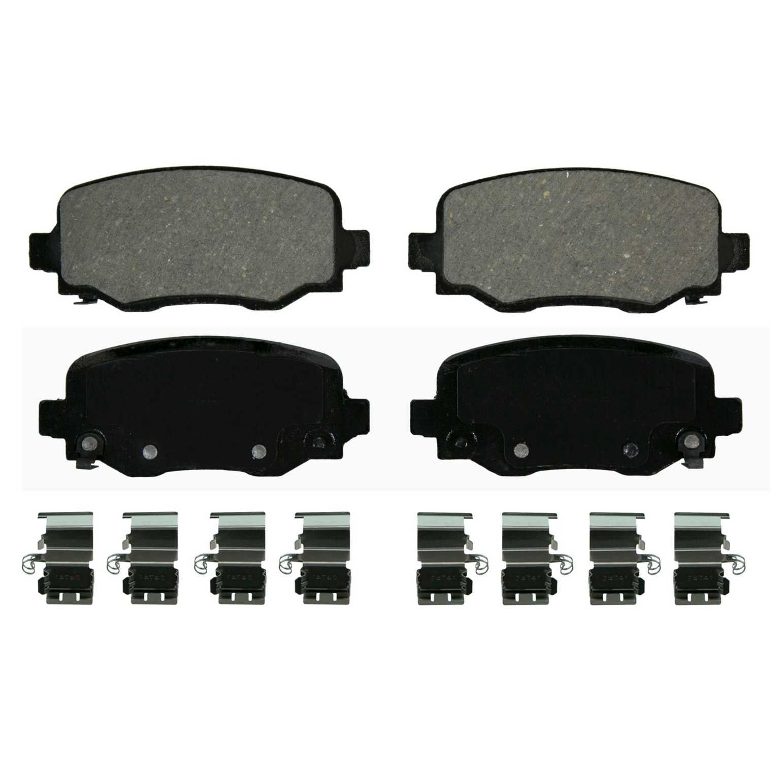 Wagner Brake Disc Brake Pad Set  top view frsport ZD1734