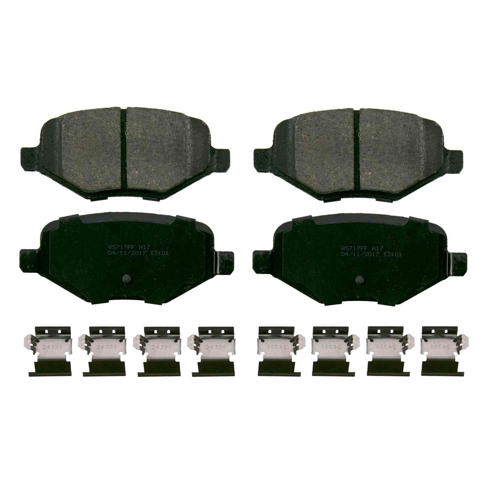 Wagner Brake Disc Brake Pad Set  top view frsport ZD1754