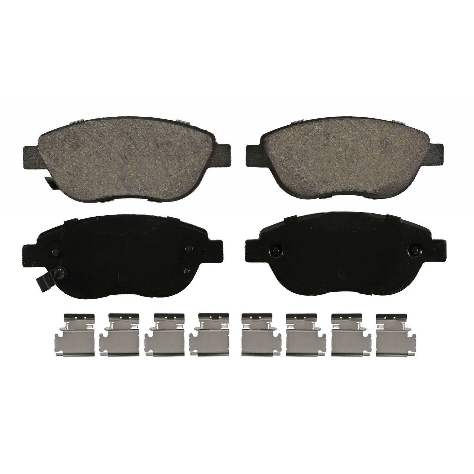 wagner brake disc brake pad set  frsport zd1778