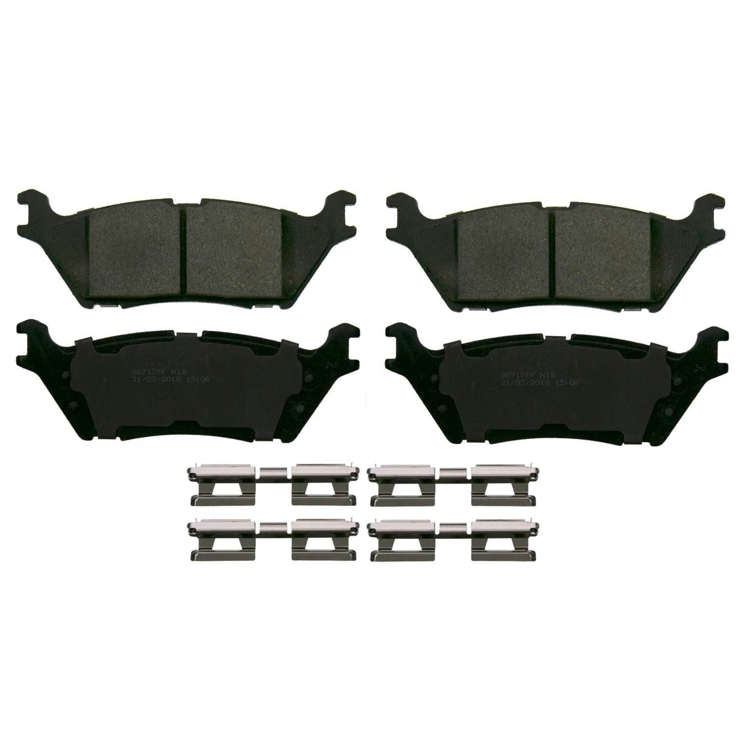 Wagner Brake Disc Brake Pad Set  top view frsport ZD1790A