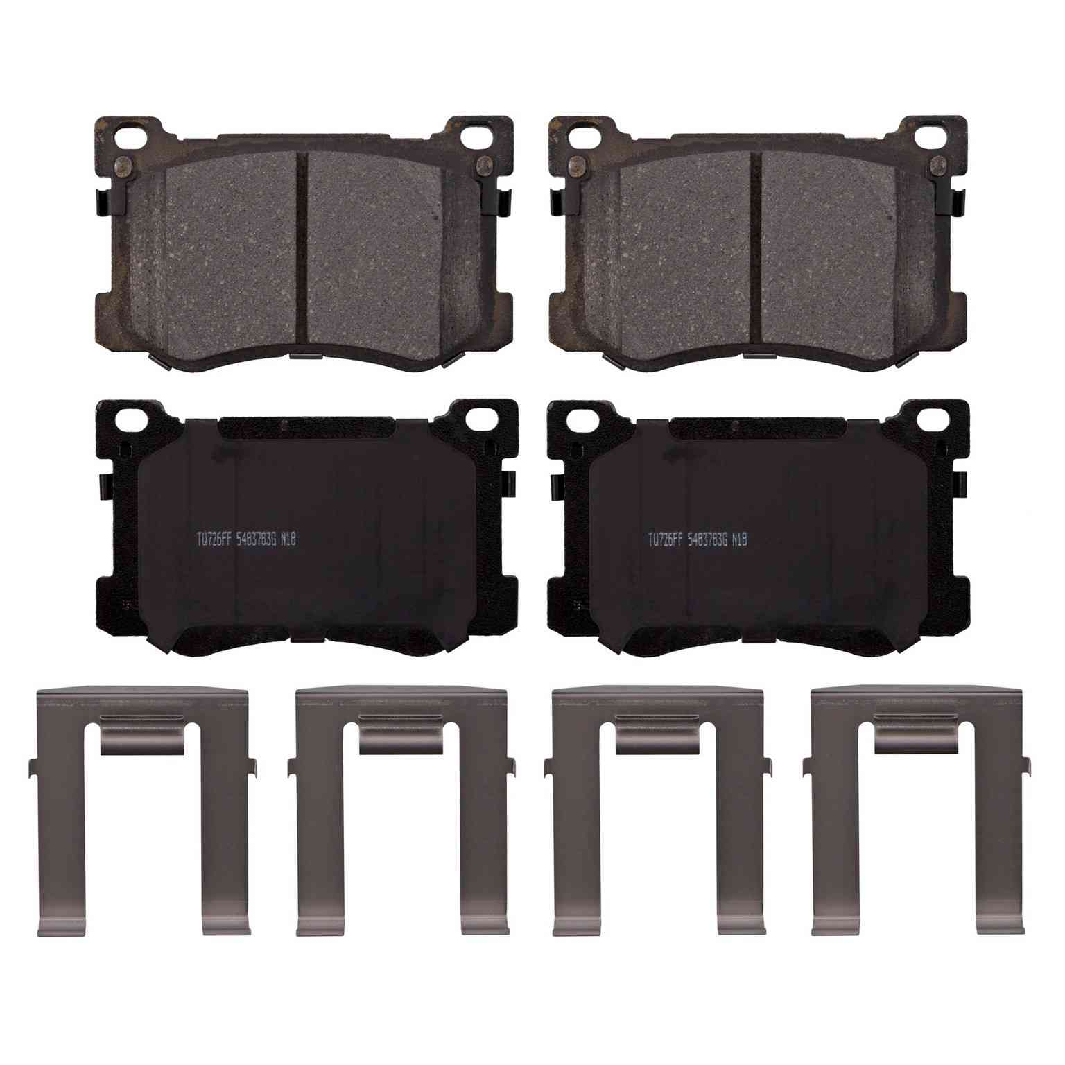 Wagner Brake Disc Brake Pad Set  top view frsport ZD1799