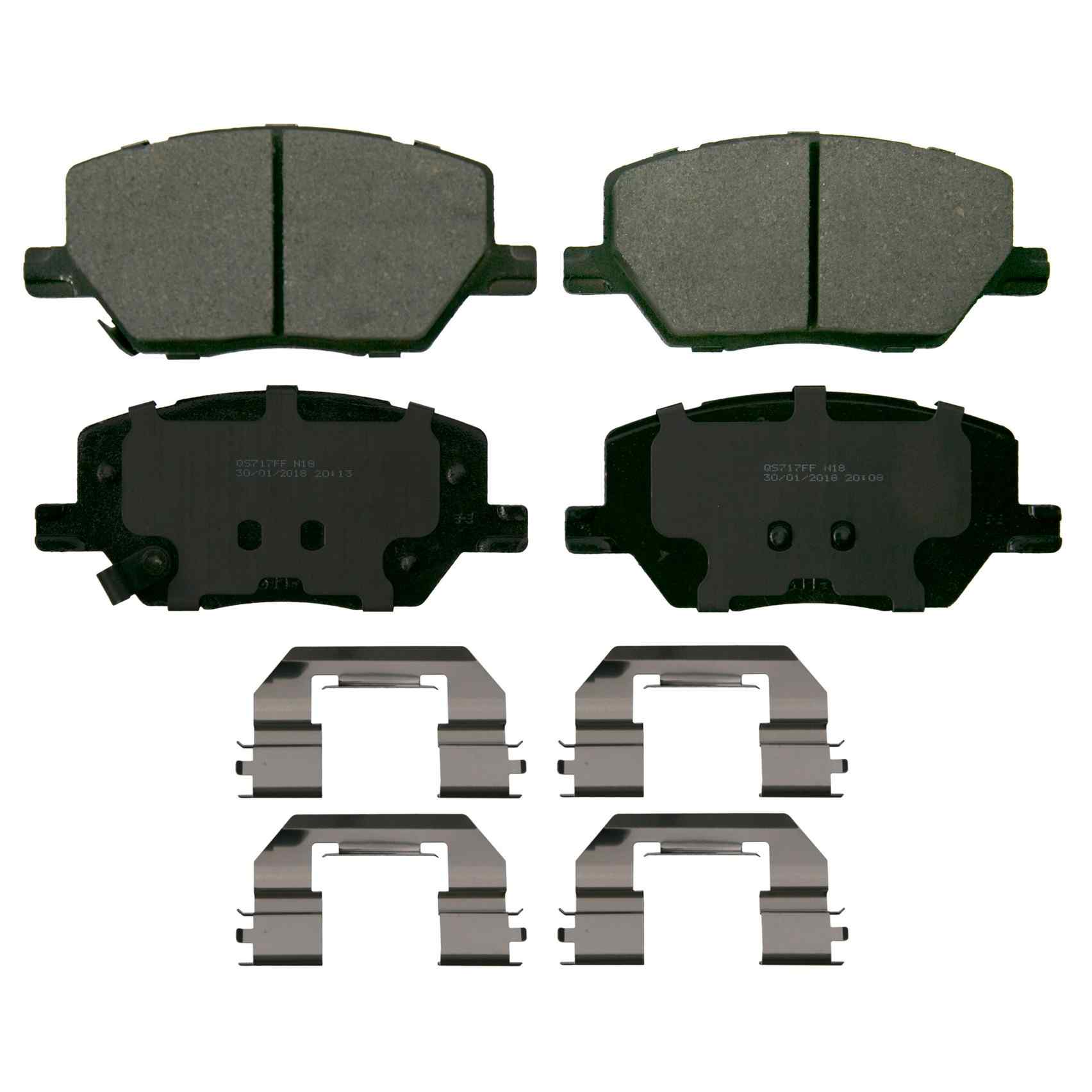 Wagner Brake Disc Brake Pad Set  top view frsport ZD1811