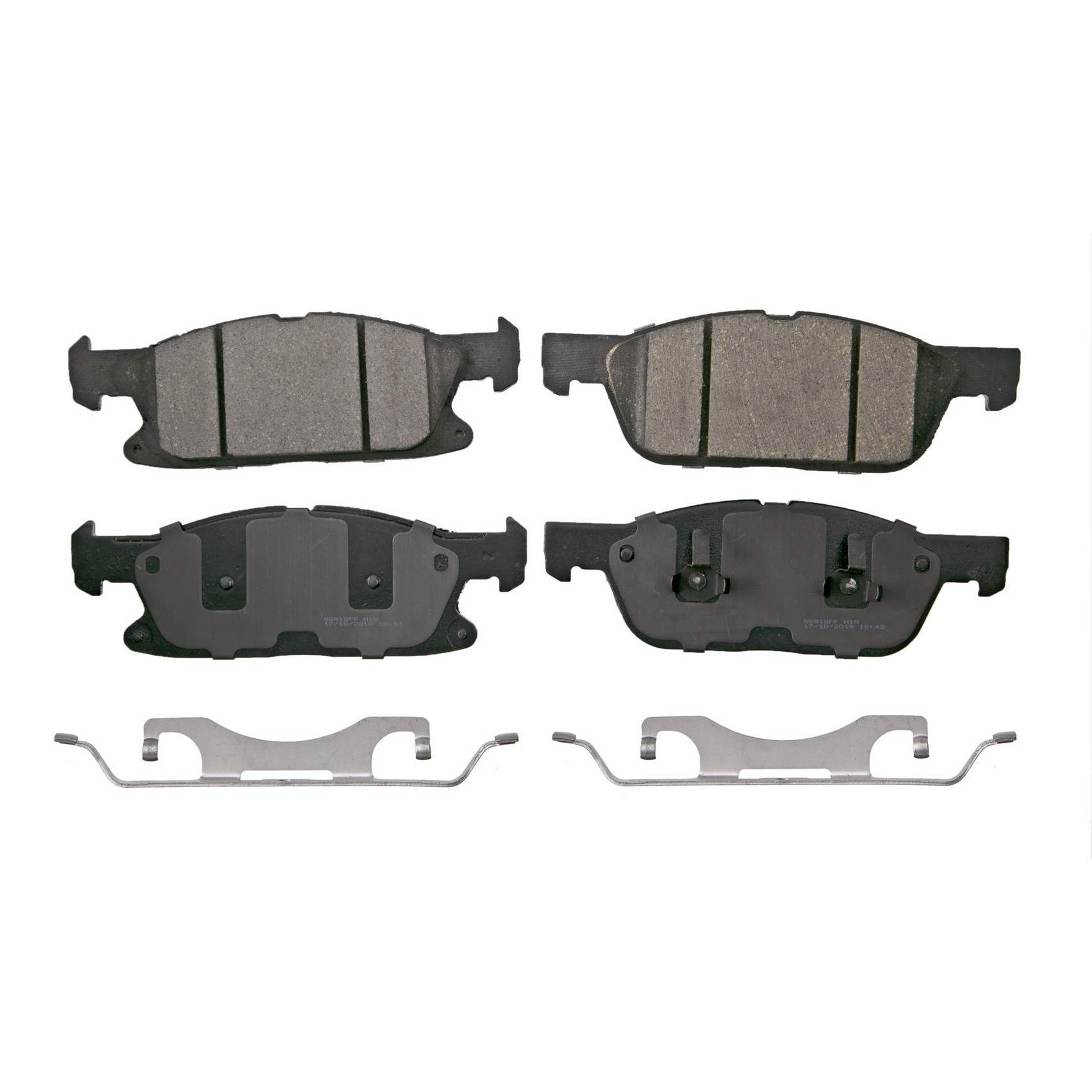 Wagner Brake Disc Brake Pad Set  top view frsport ZD1818A