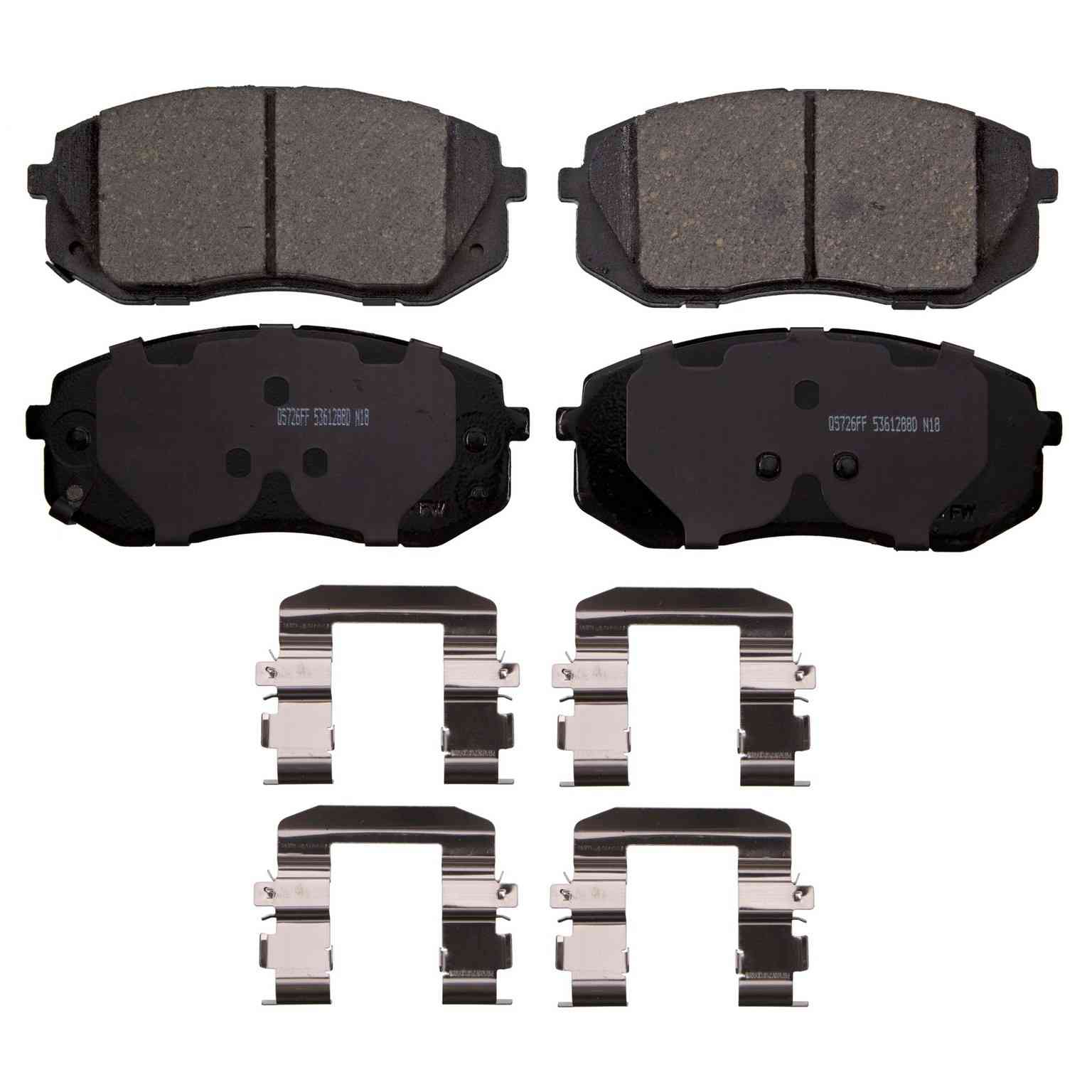 Wagner Brake Disc Brake Pad Set  top view frsport ZD1826