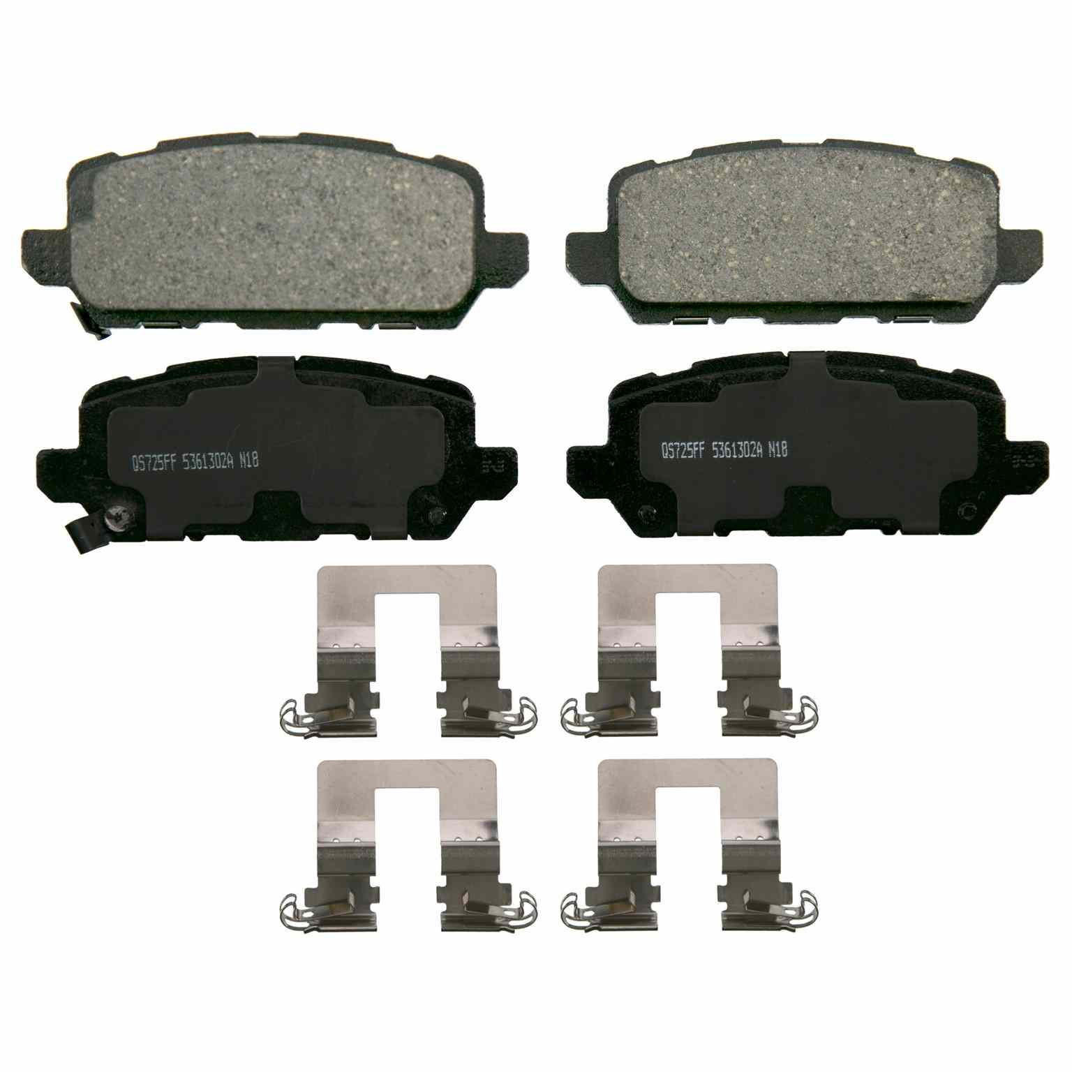 Wagner Brake Disc Brake Pad Set  top view frsport ZD1841