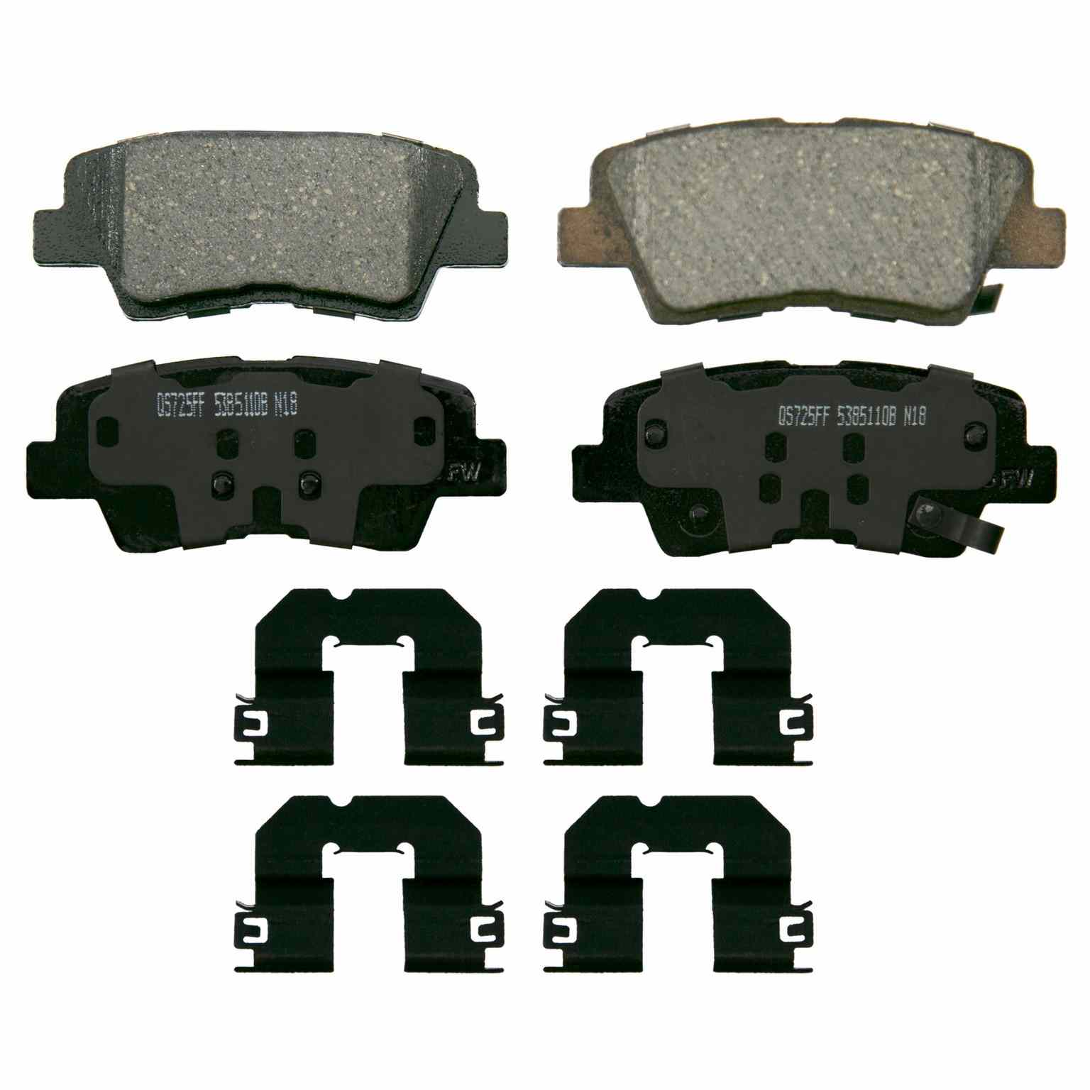 wagner brake disc brake pad set  frsport zd1848