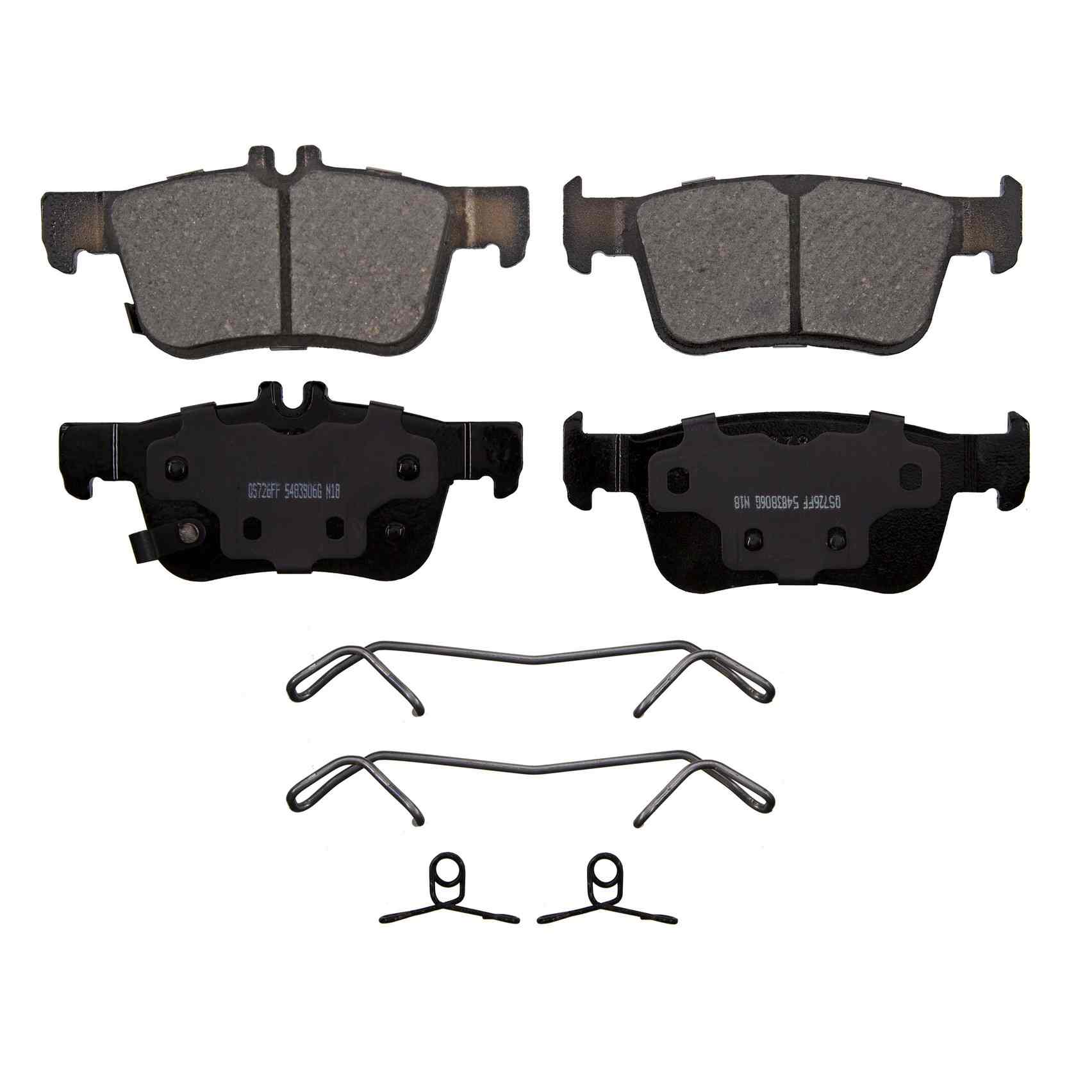 Wagner Brake Disc Brake Pad Set  top view frsport ZD1878