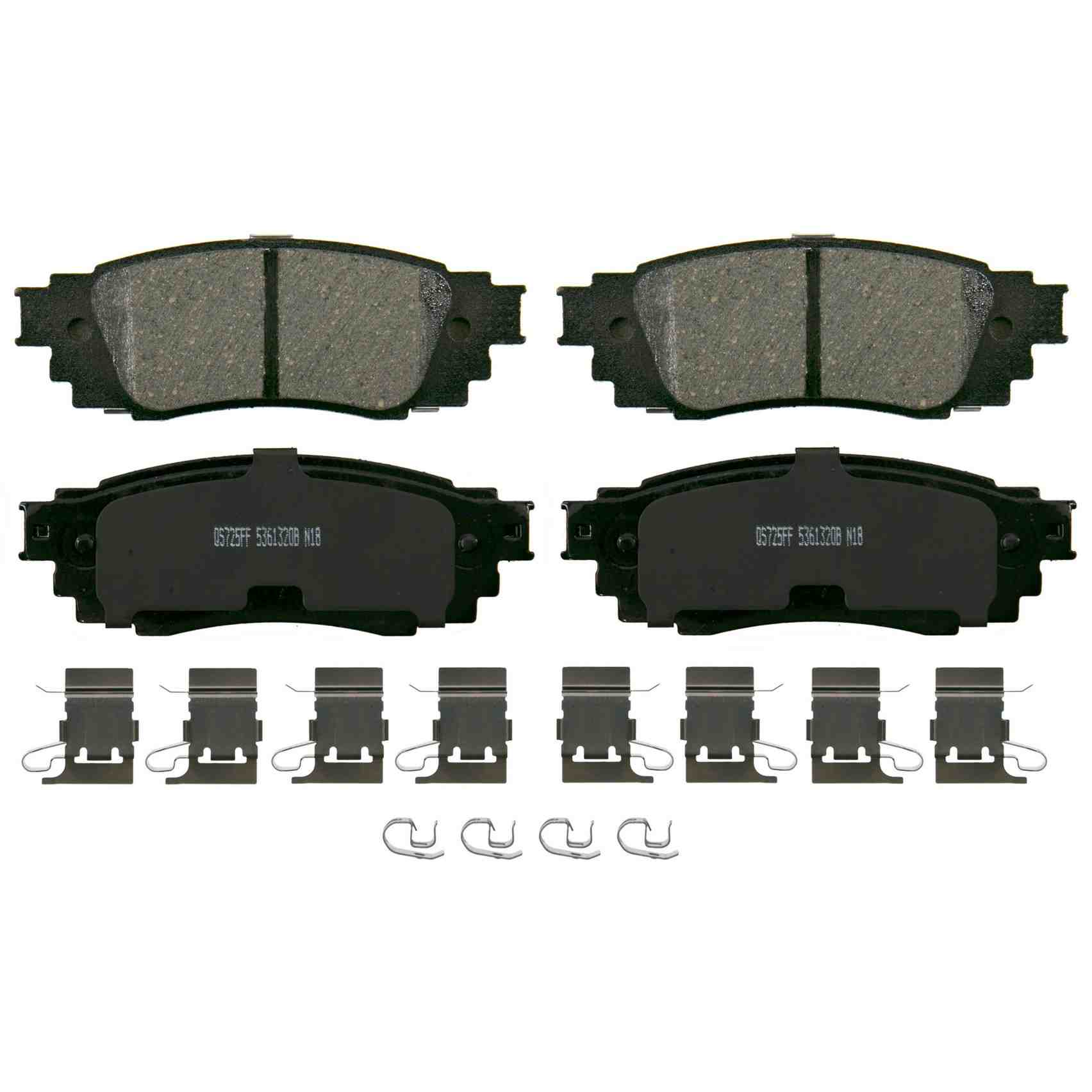 Wagner Brake Disc Brake Pad Set  top view frsport ZD1879A