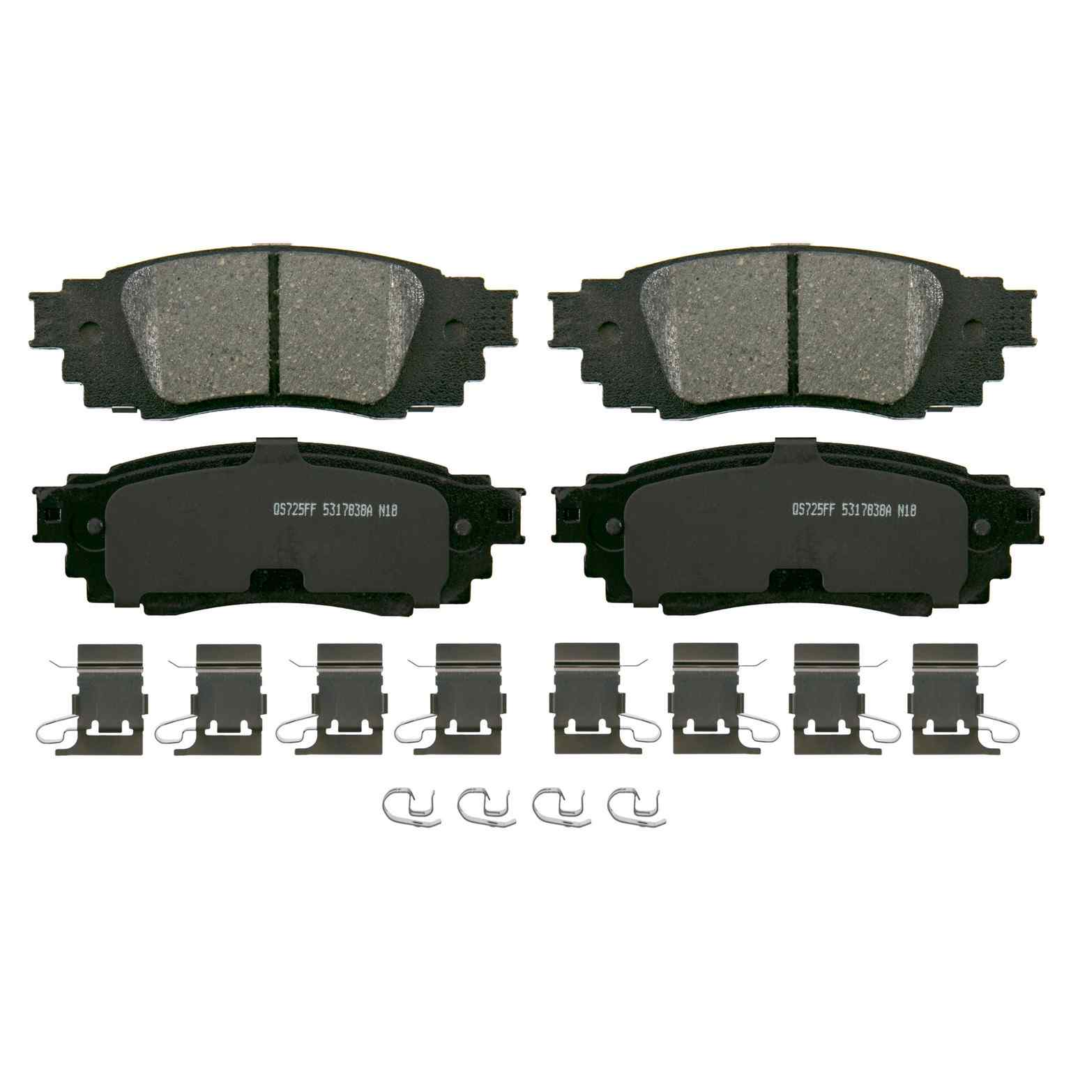 Wagner Brake Disc Brake Pad Set  top view frsport ZD1879