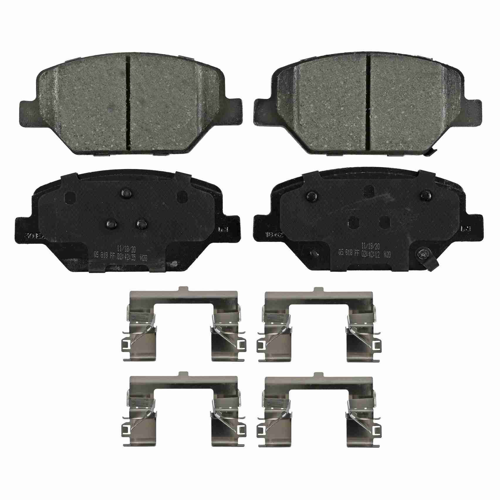 Wagner Brake Disc Brake Pad Set  top view frsport ZD1886