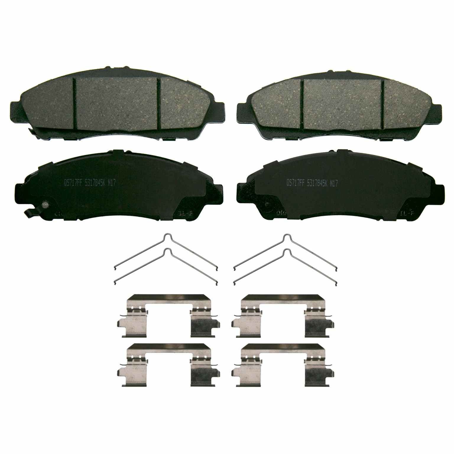 Wagner Brake Disc Brake Pad Set  top view frsport ZD1896