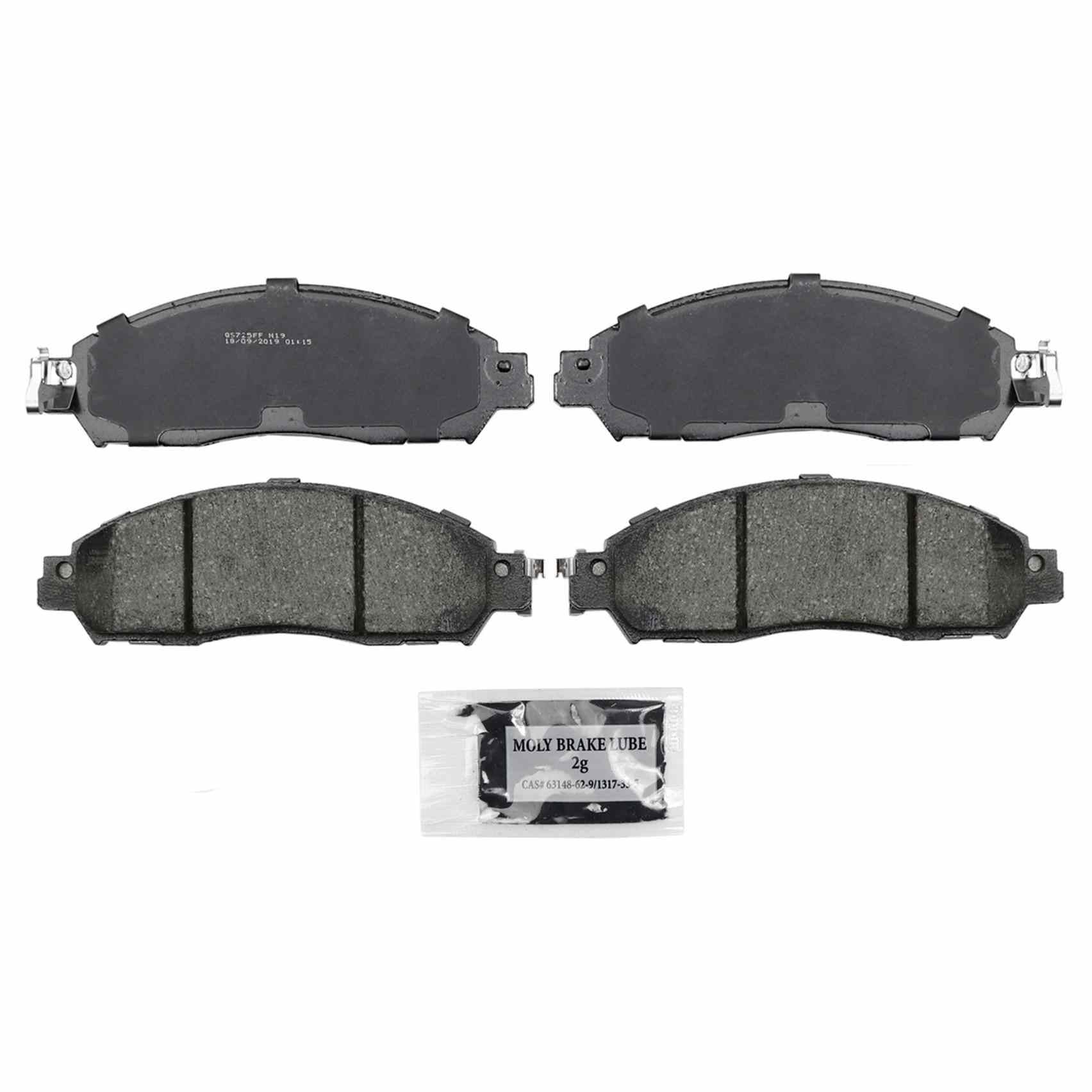 Wagner Brake Disc Brake Pad Set  top view frsport ZD1911