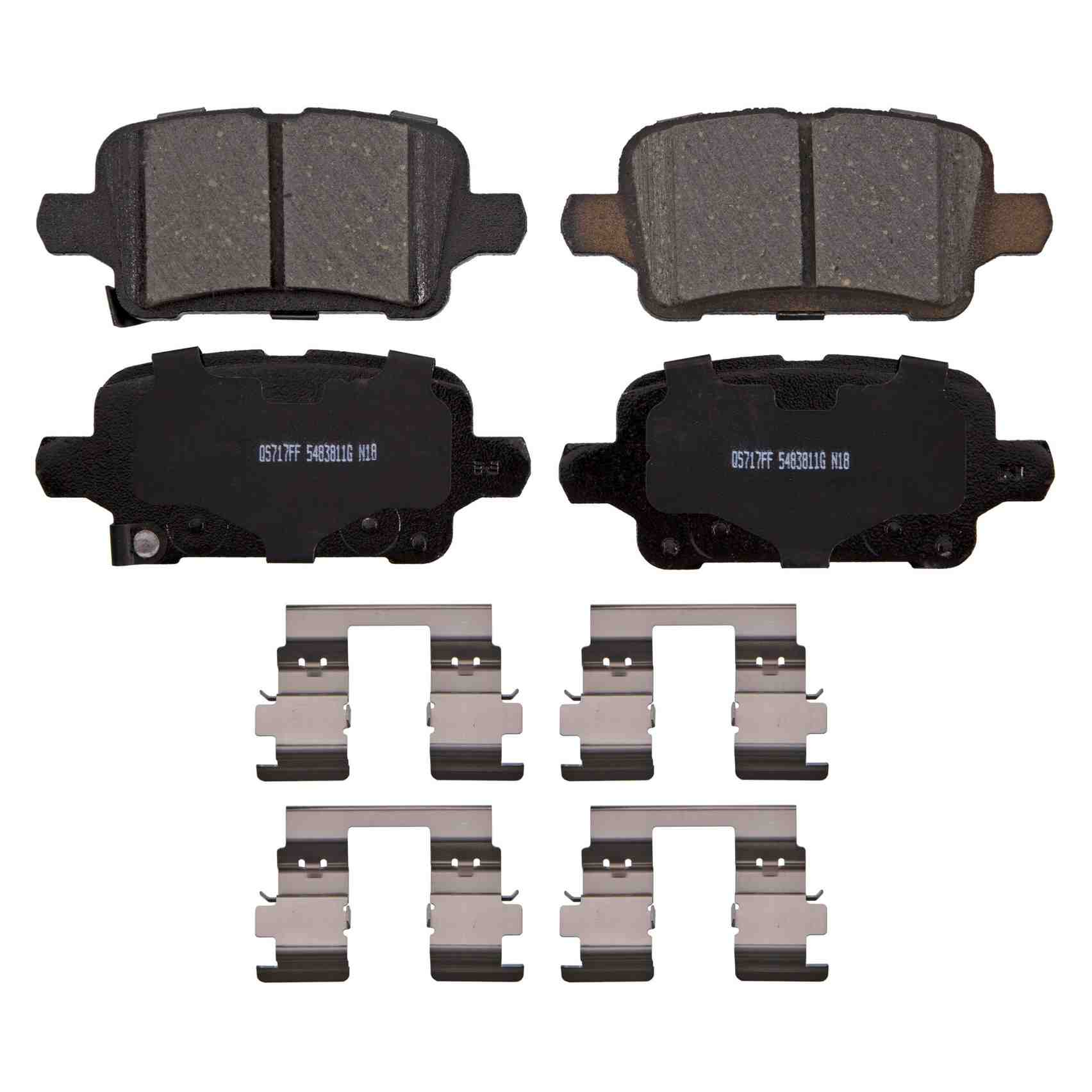 Wagner Brake Disc Brake Pad Set  top view frsport ZD1915