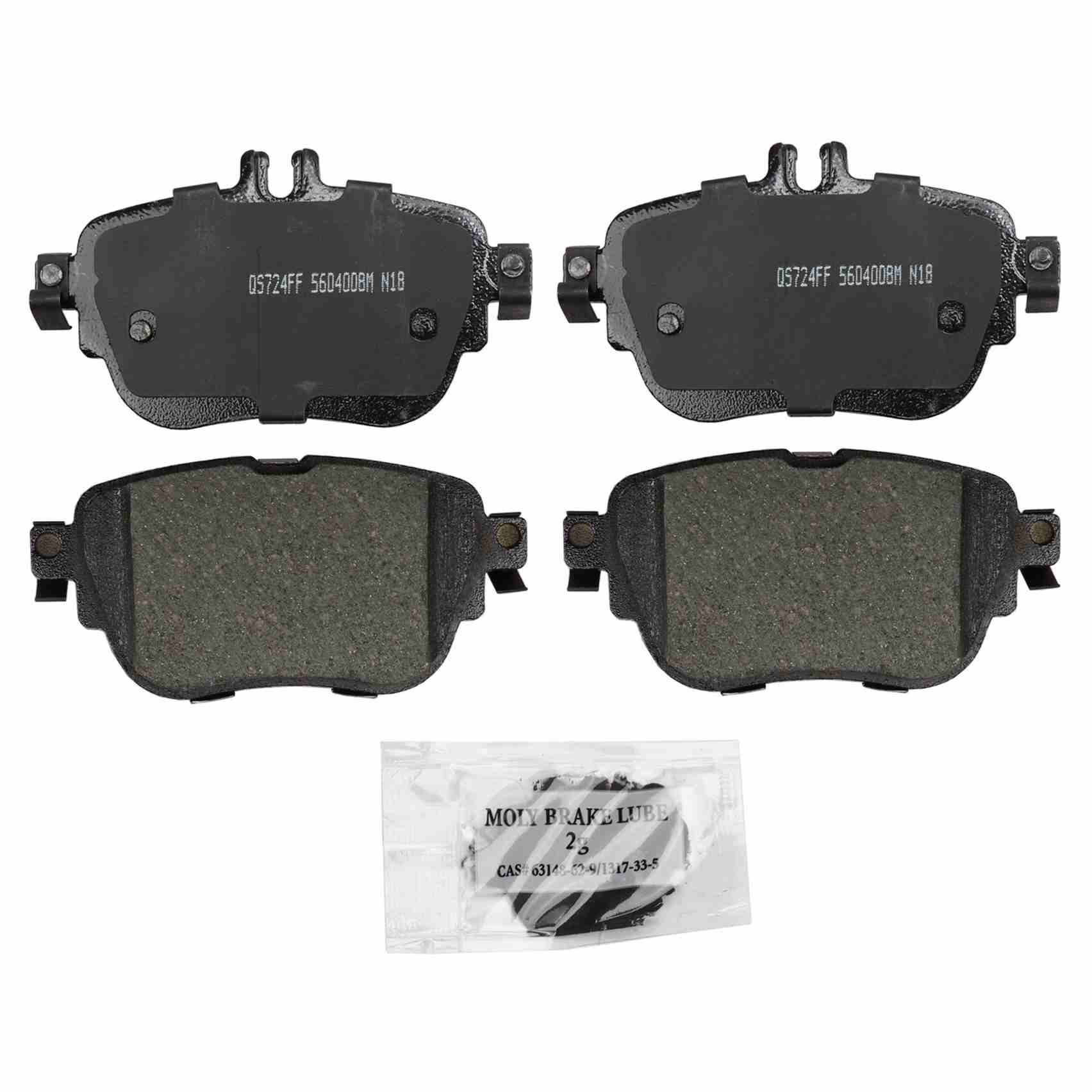 Wagner Brake Disc Brake Pad Set  top view frsport ZD1936