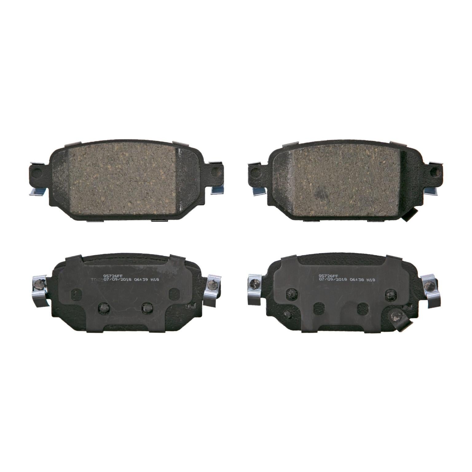 wagner brake disc brake pad set  frsport zd2042