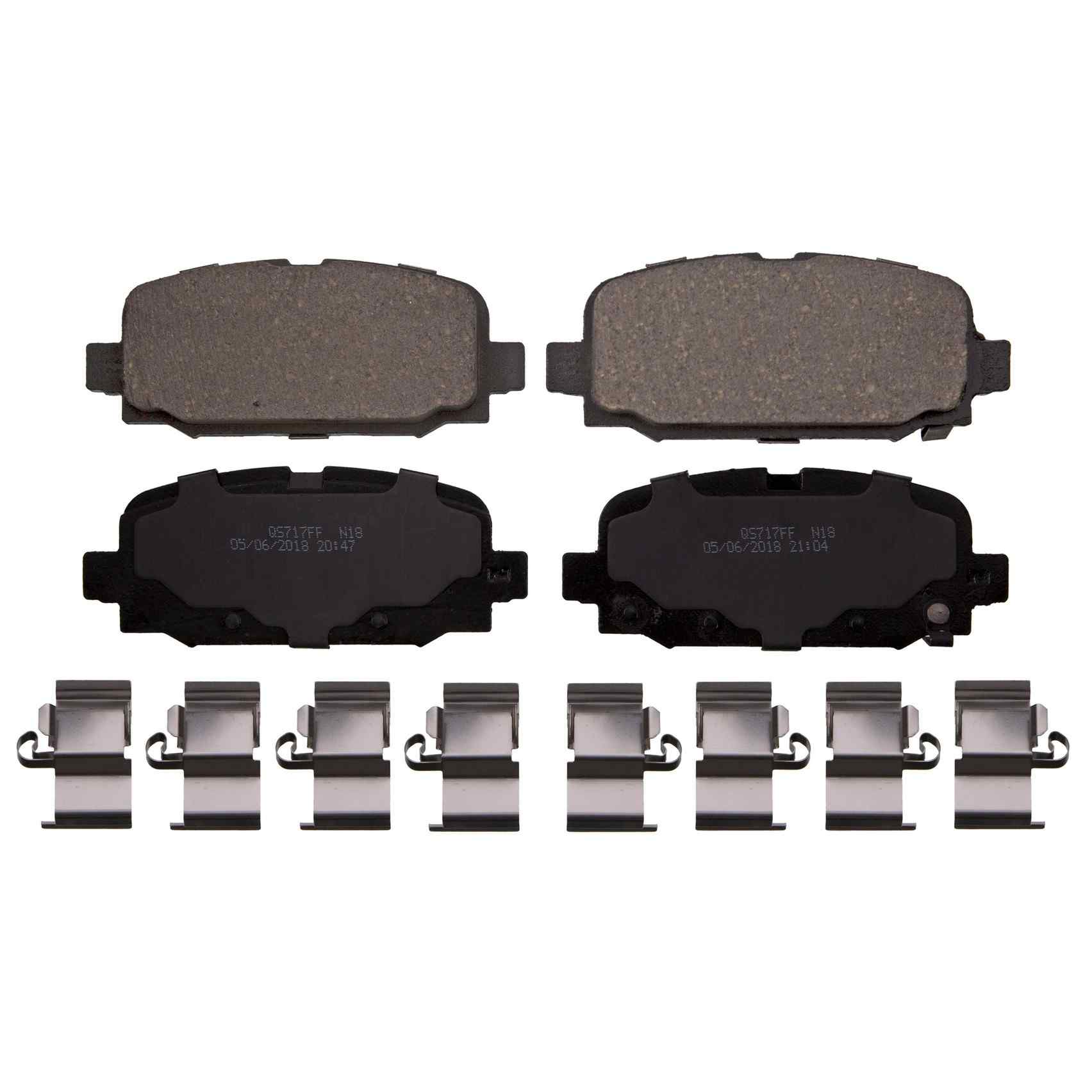 Wagner Brake Disc Brake Pad Set  top view frsport ZD2081