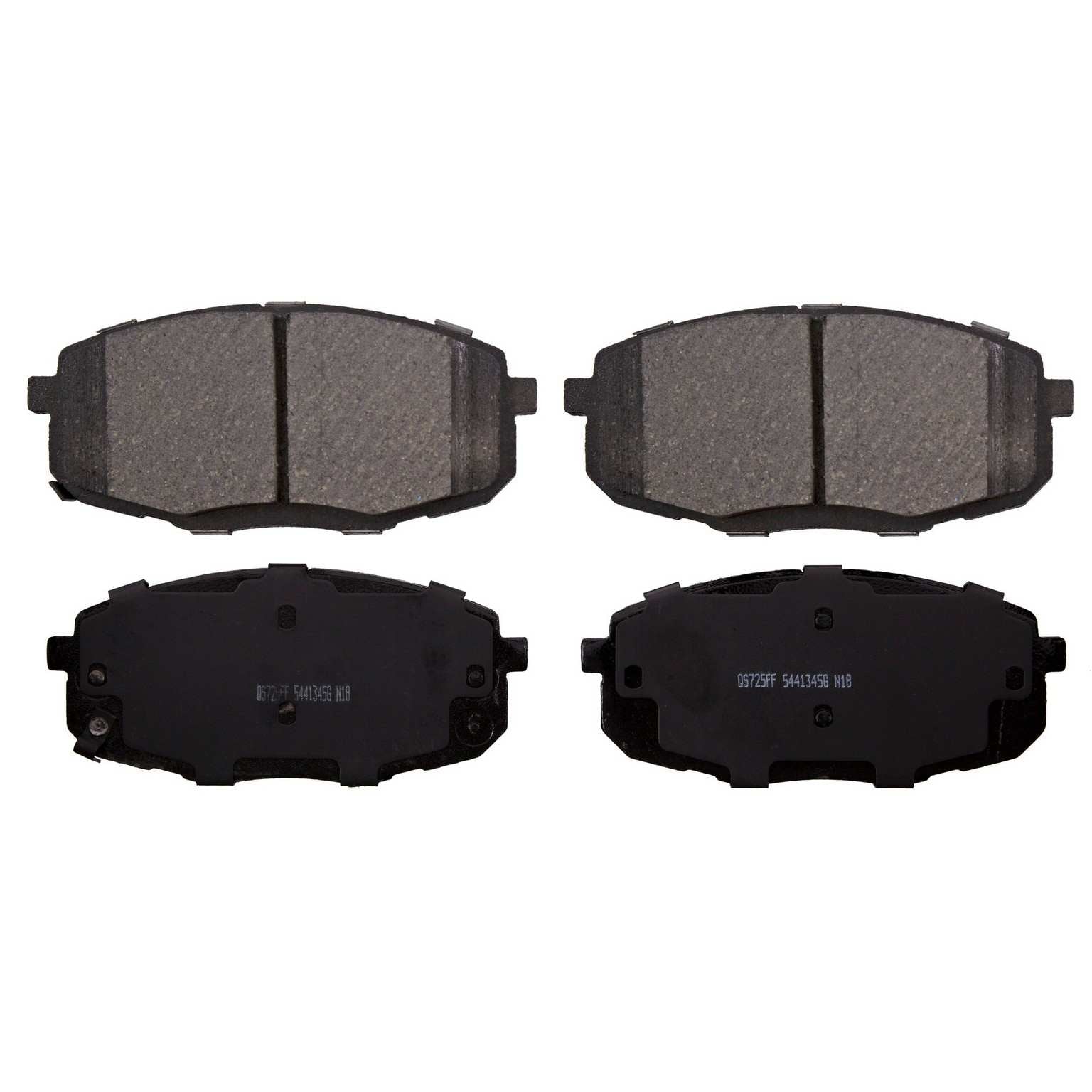 Wagner Brake Disc Brake Pad Set  top view frsport ZD2094