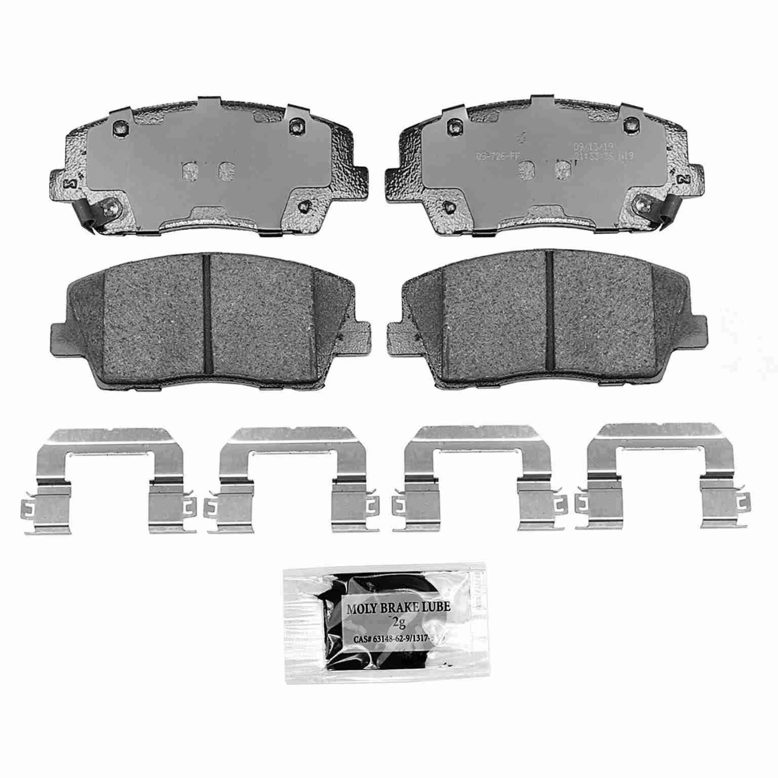 wagner brake disc brake pad set  frsport zd2117