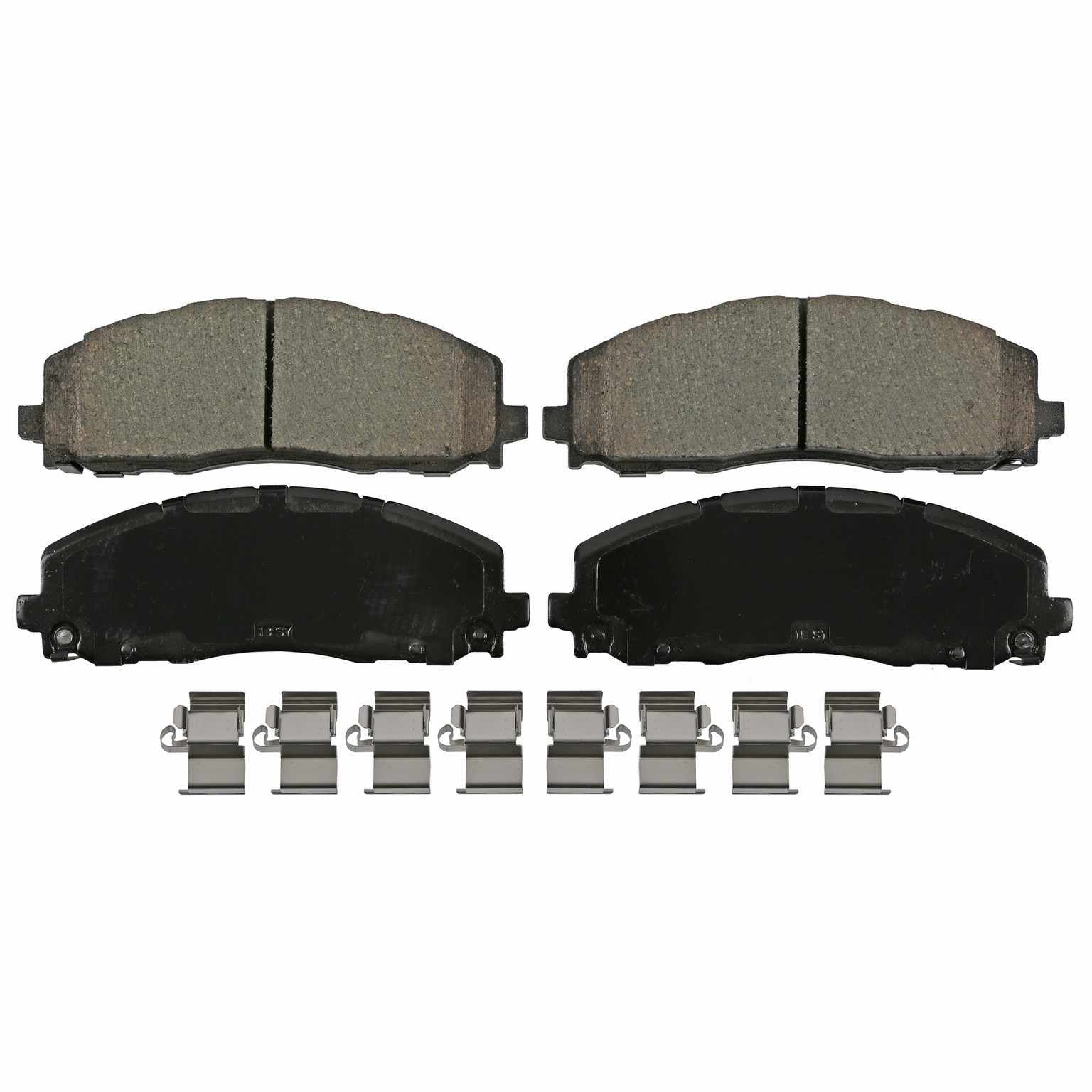 Wagner Brake Disc Brake Pad Set  top view frsport ZD2187