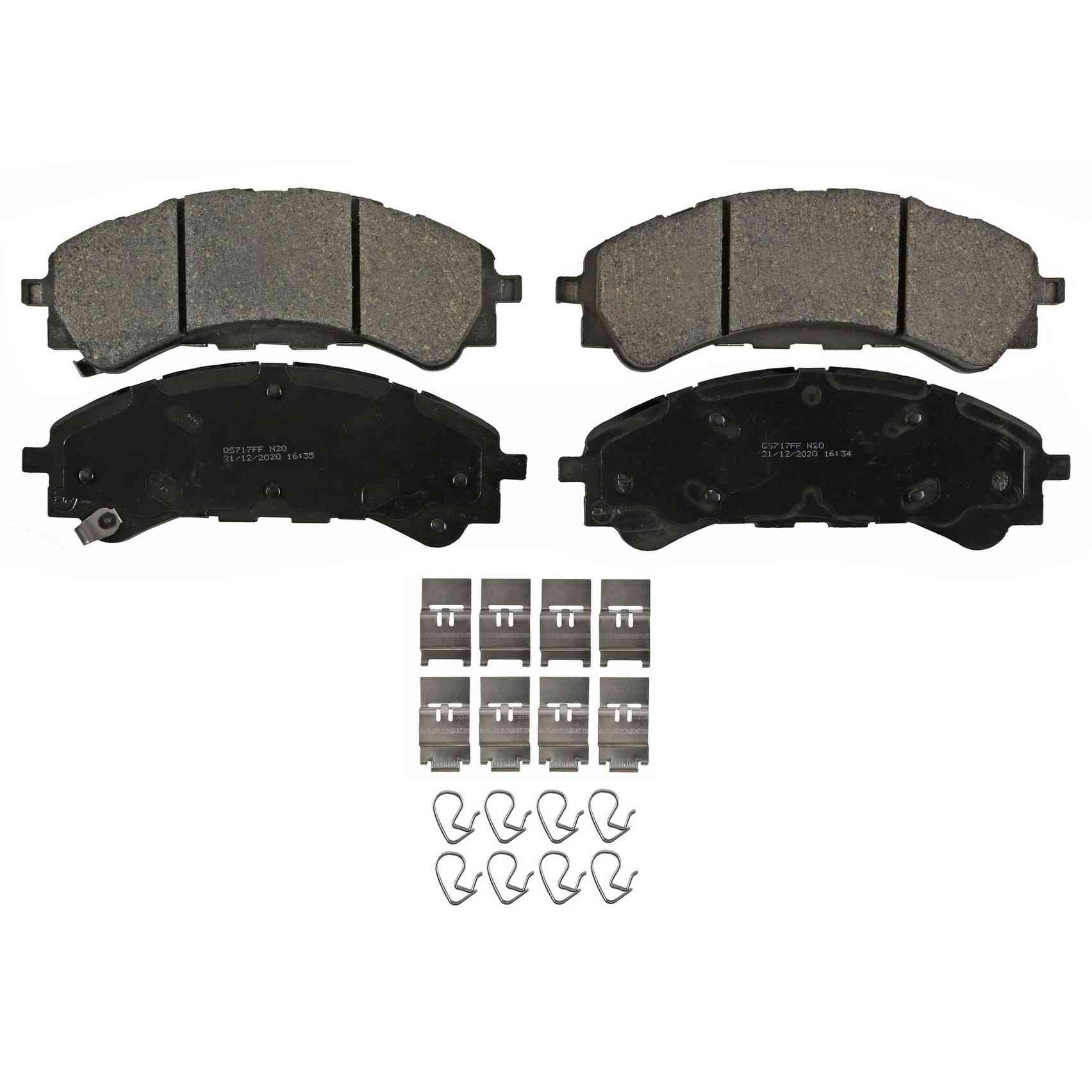 Wagner Brake Disc Brake Pad Set  top view frsport ZD2216