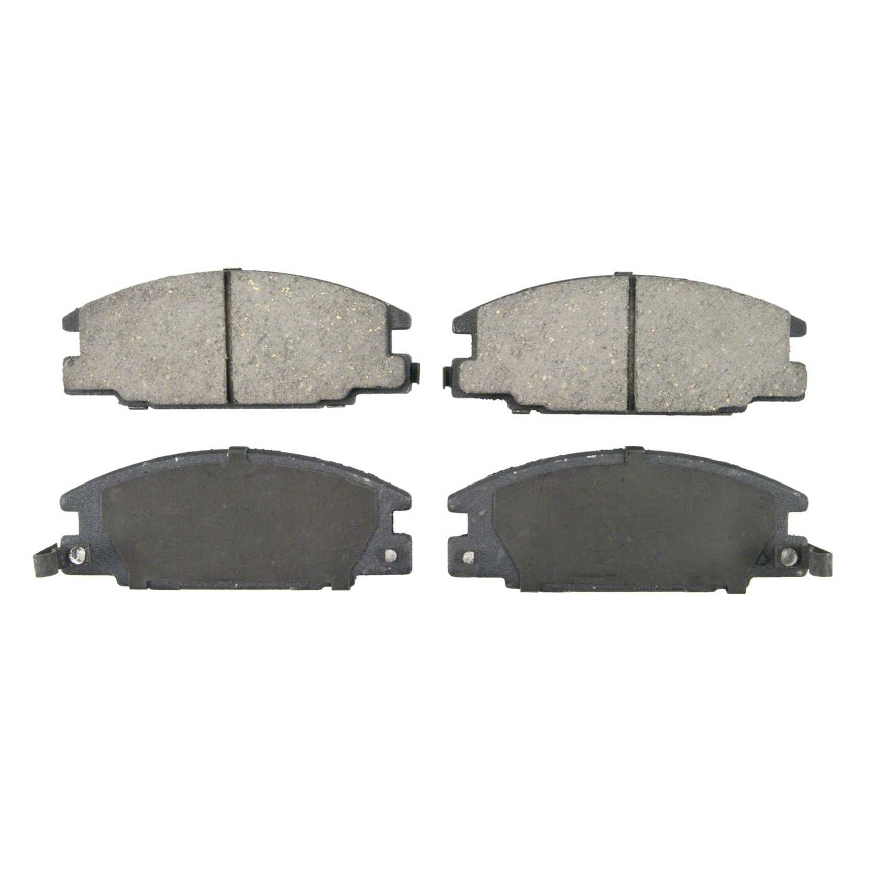 Wagner Brake Disc Brake Pad Set  top view frsport ZD363A