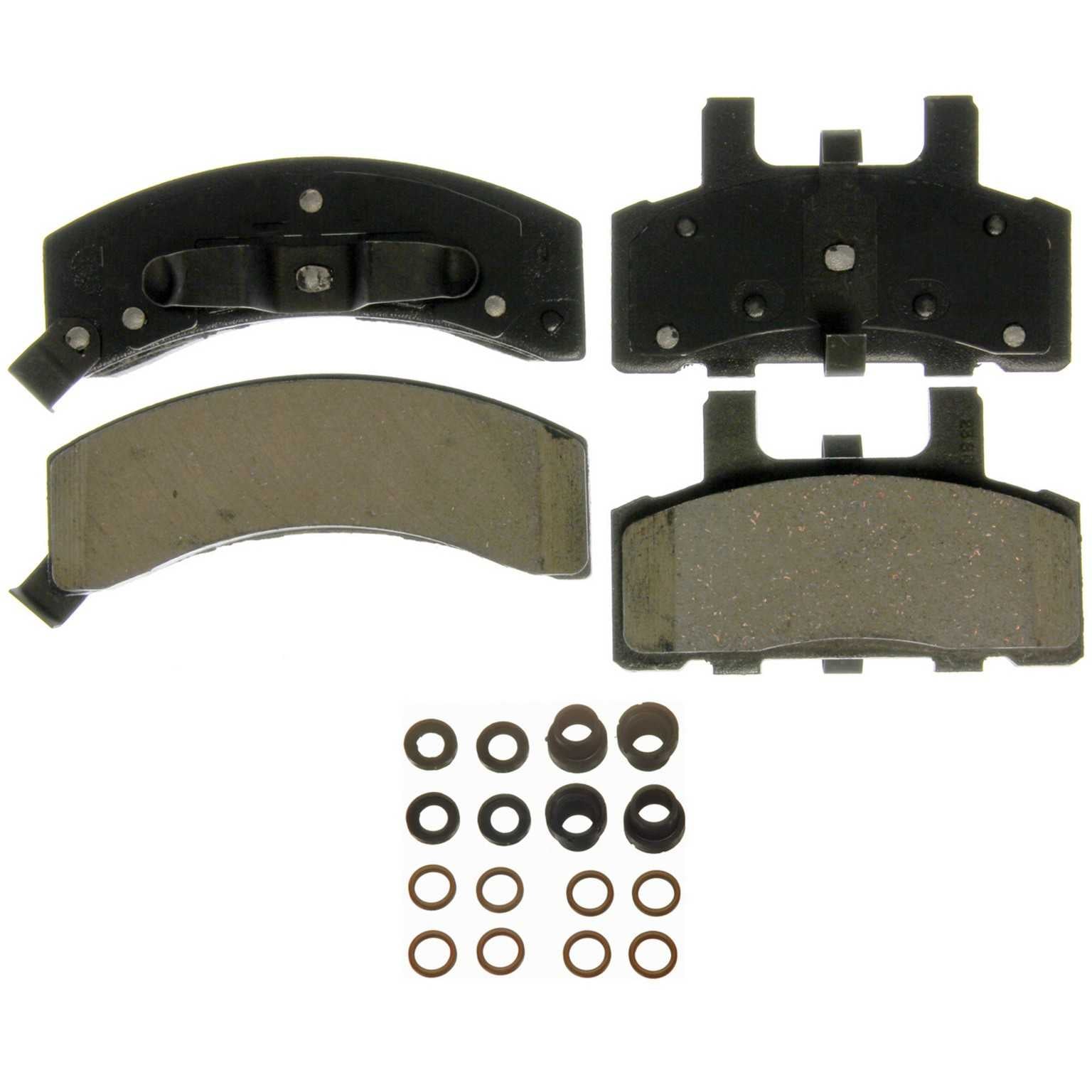 Wagner Brake Disc Brake Pad Set  top view frsport ZD369