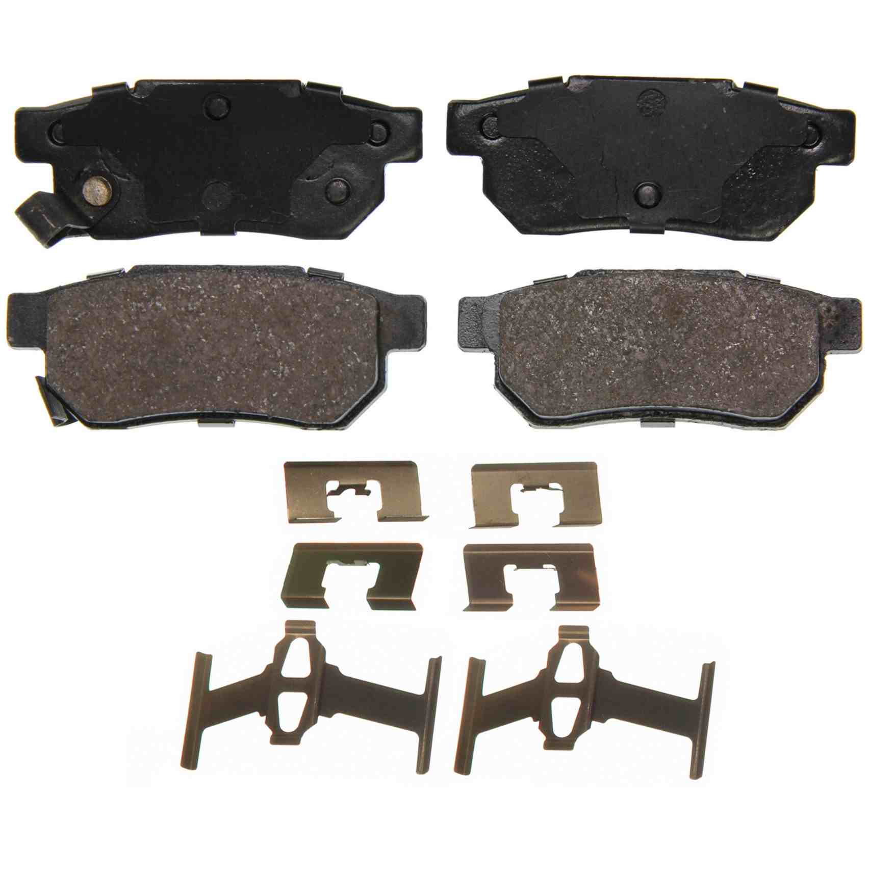 Wagner Brake Disc Brake Pad Set  top view frsport ZD374