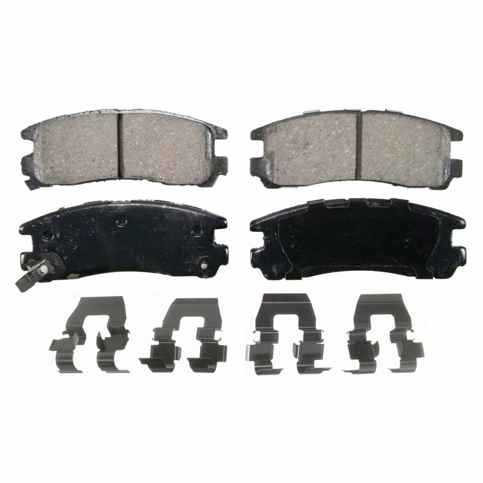 Wagner Brake Disc Brake Pad Set  top view frsport ZD383