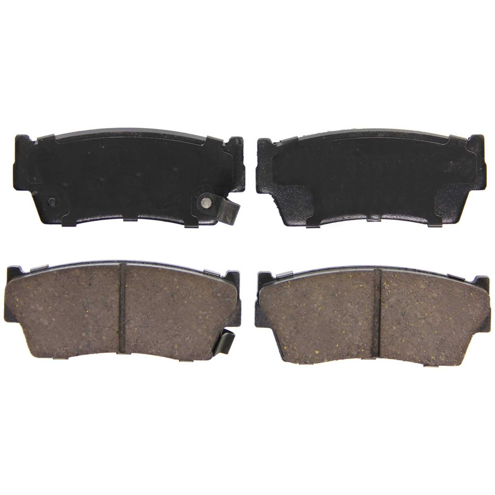 Wagner Brake Disc Brake Pad Set  top view frsport ZD418