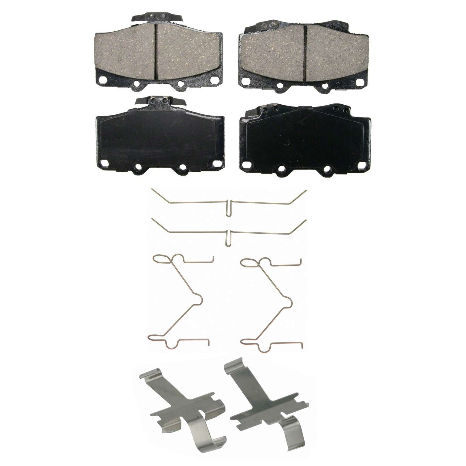 Wagner Brake Disc Brake Pad Set  top view frsport ZD436