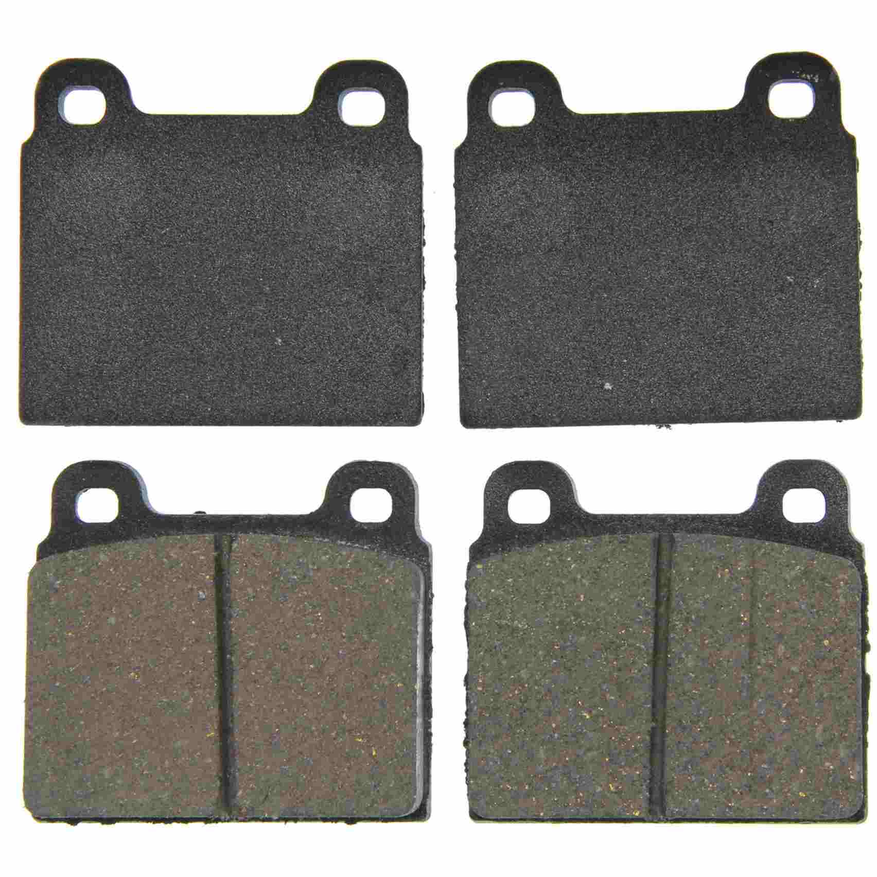 Wagner Brake Disc Brake Pad Set  top view frsport ZD45A