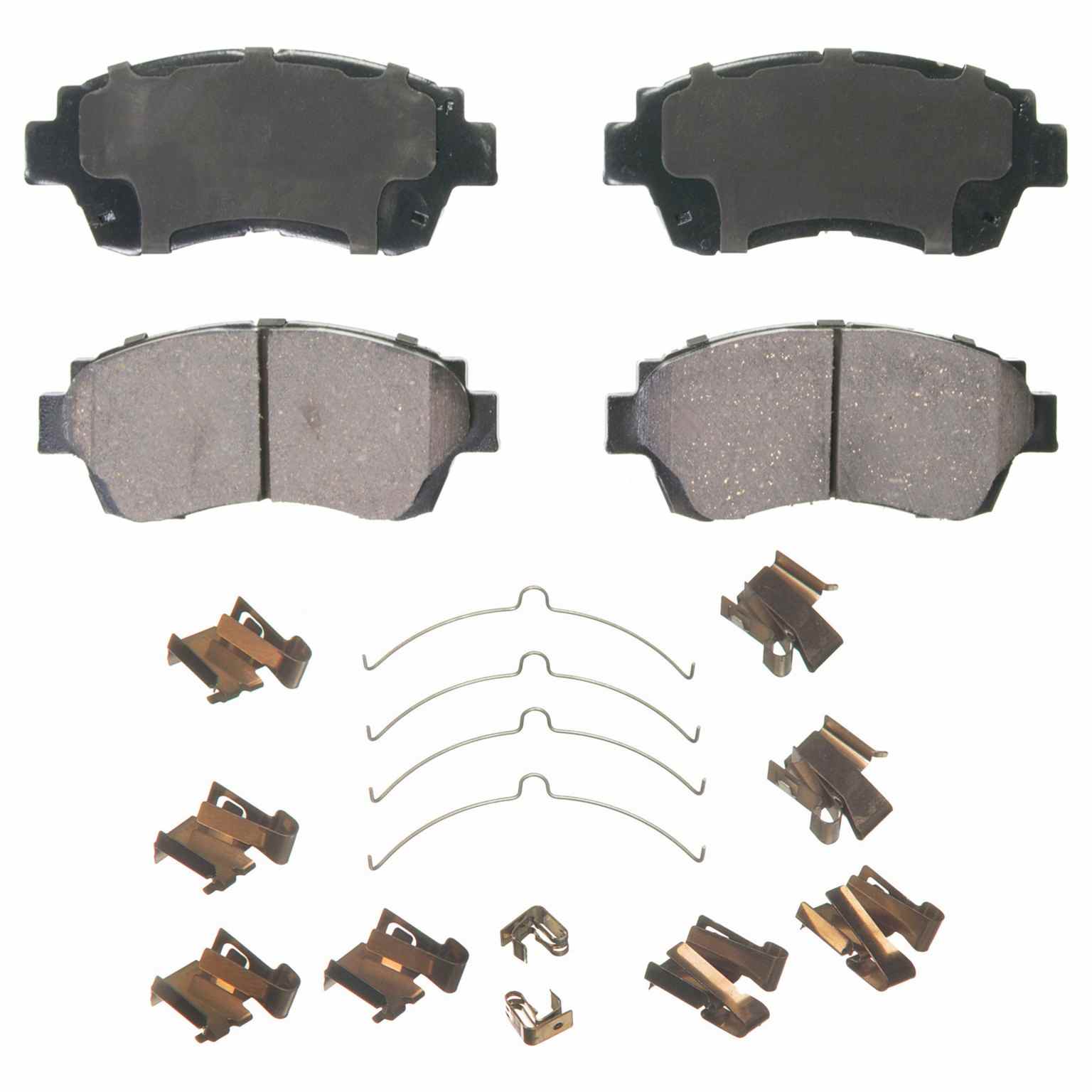 Wagner Brake Disc Brake Pad Set  top view frsport ZD476