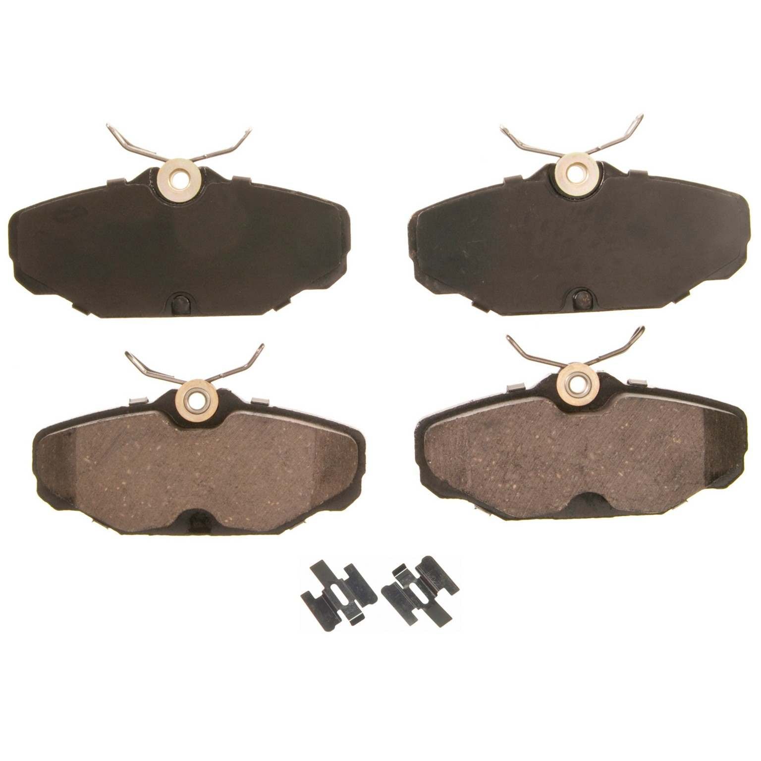 Wagner Brake Disc Brake Pad Set  top view frsport ZD610