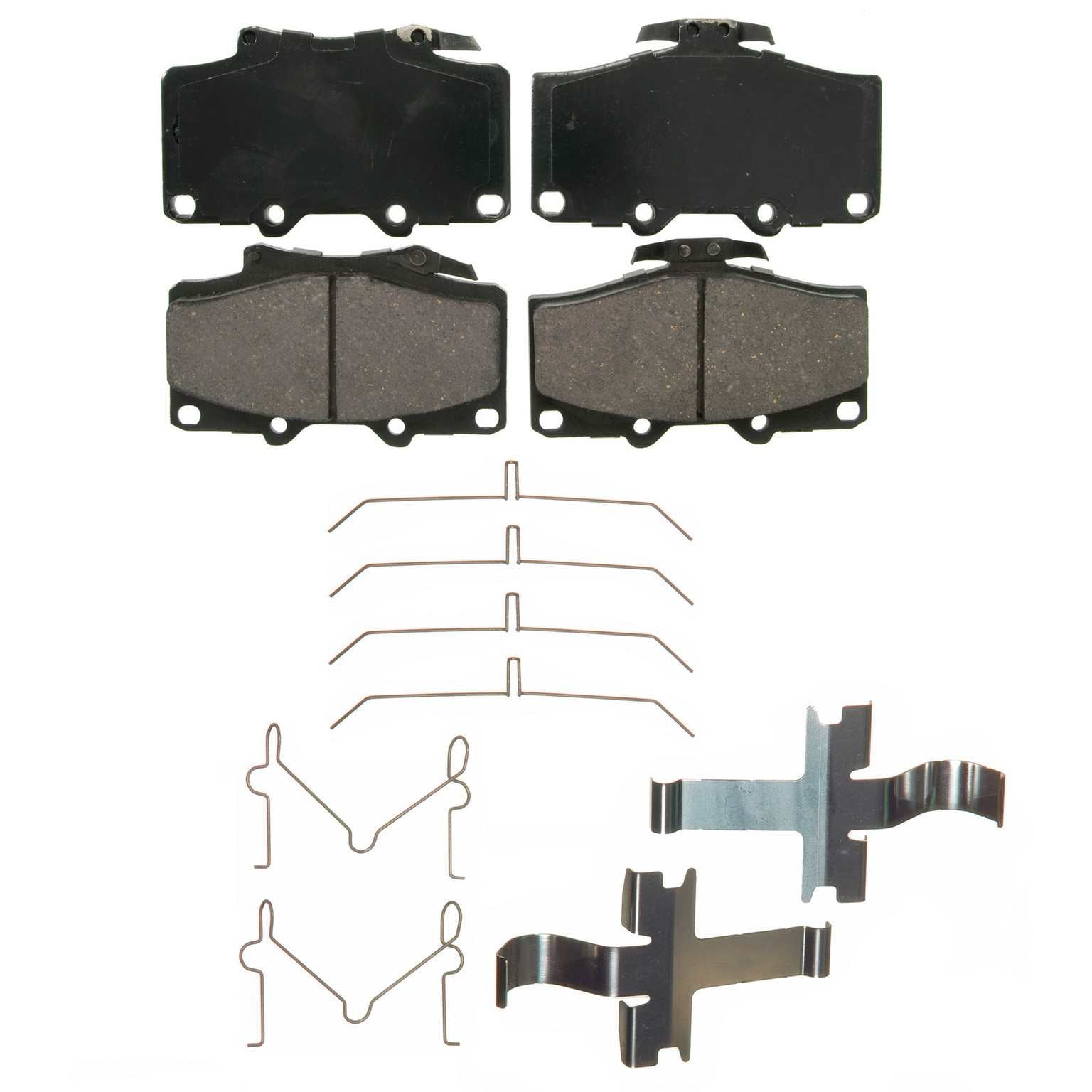 Wagner Brake Disc Brake Pad Set  top view frsport ZD611