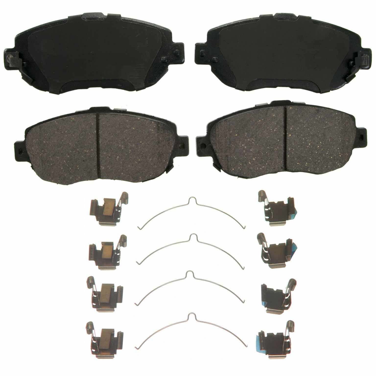 Wagner Brake Disc Brake Pad Set  top view frsport ZD619