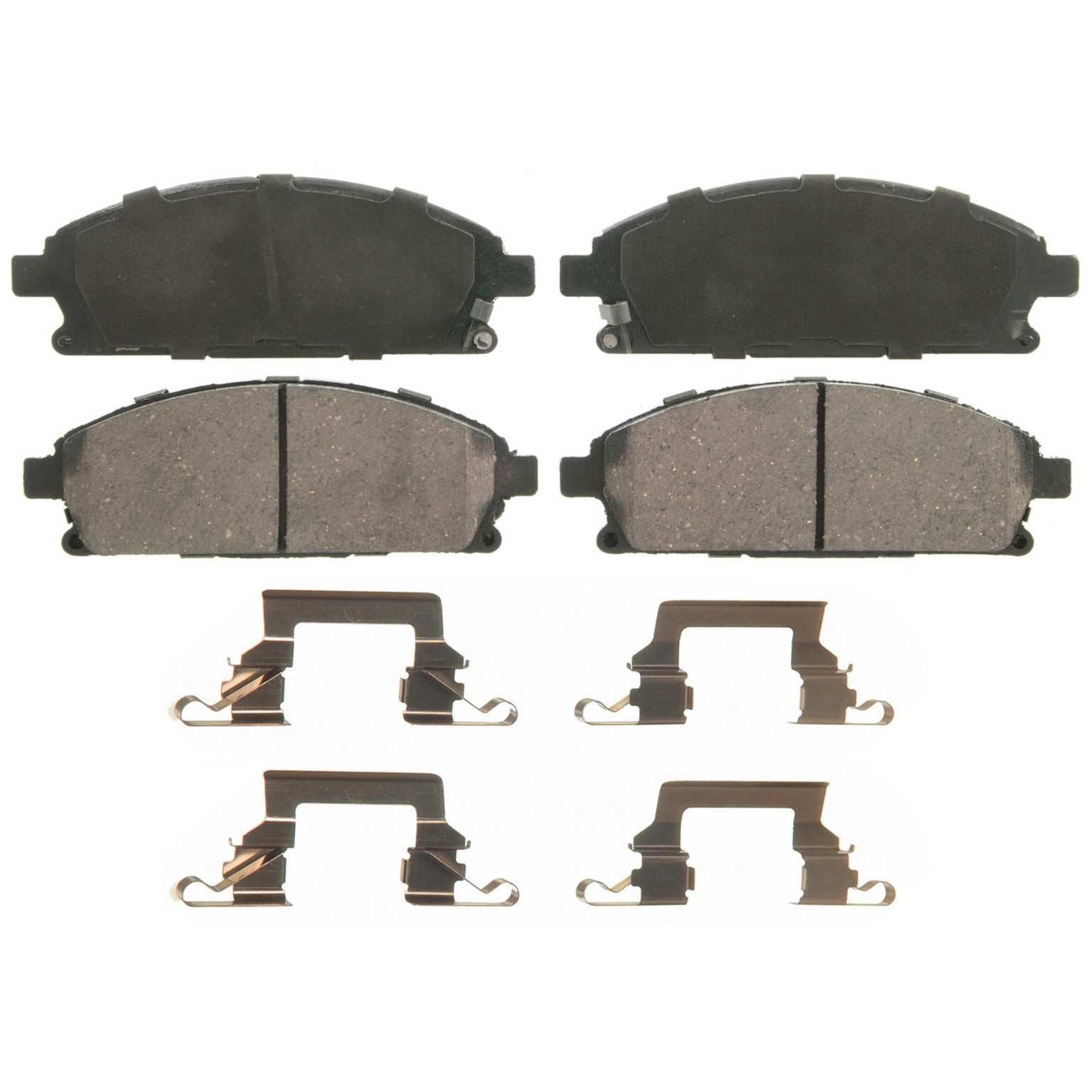 Wagner Brake Disc Brake Pad Set  top view frsport ZD691