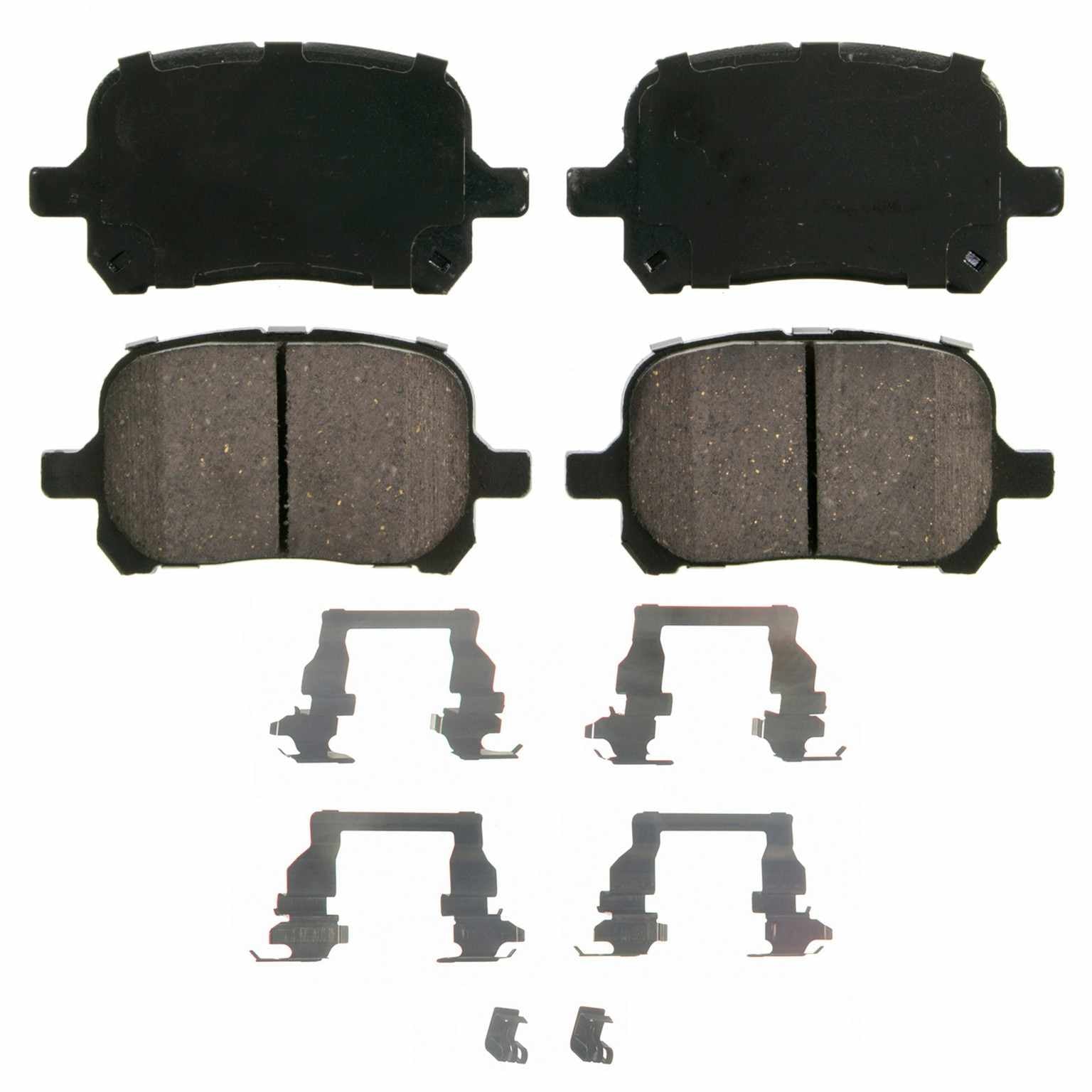 Wagner Brake Disc Brake Pad Set  top view frsport ZD707