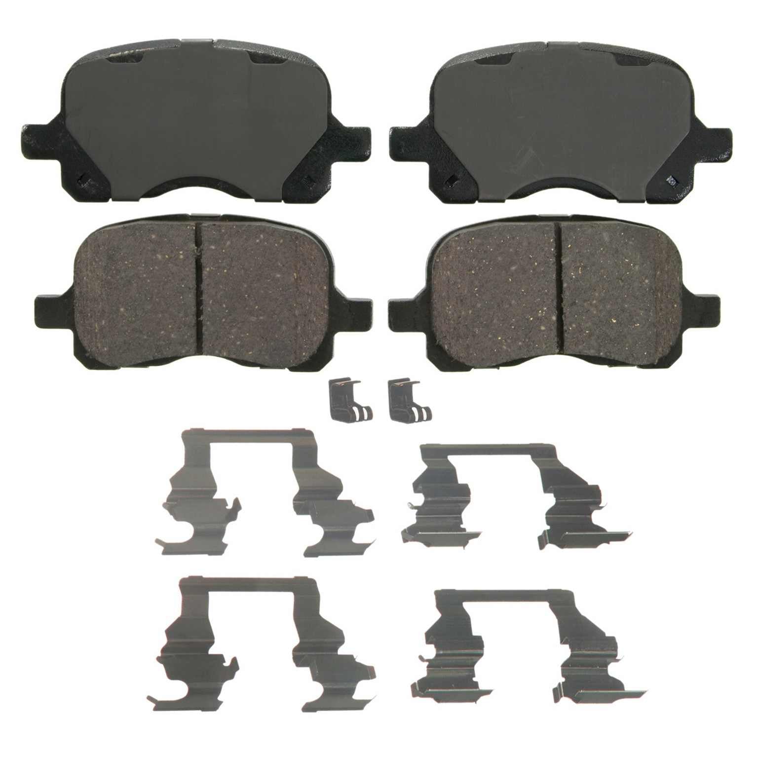 Wagner Brake Disc Brake Pad Set  top view frsport ZD741