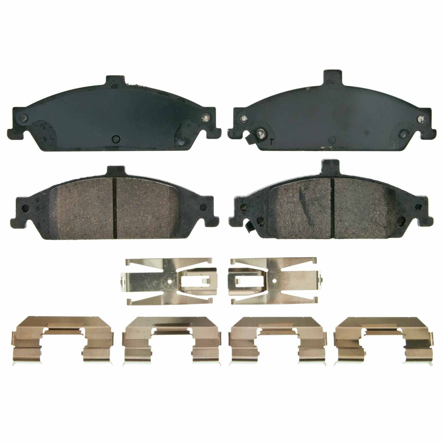 Wagner Brake Disc Brake Pad Set  top view frsport ZD752A