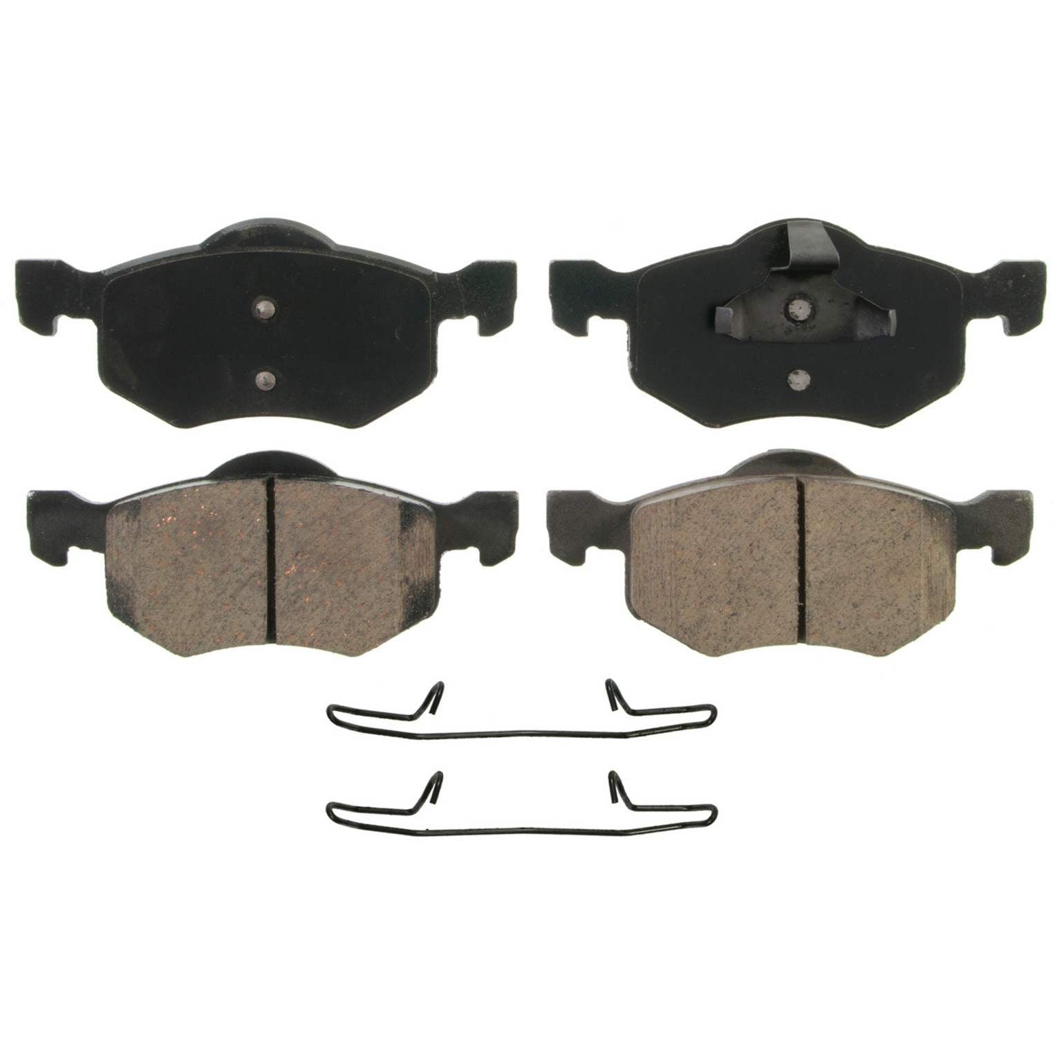 Wagner Brake Disc Brake Pad Set  top view frsport ZD843