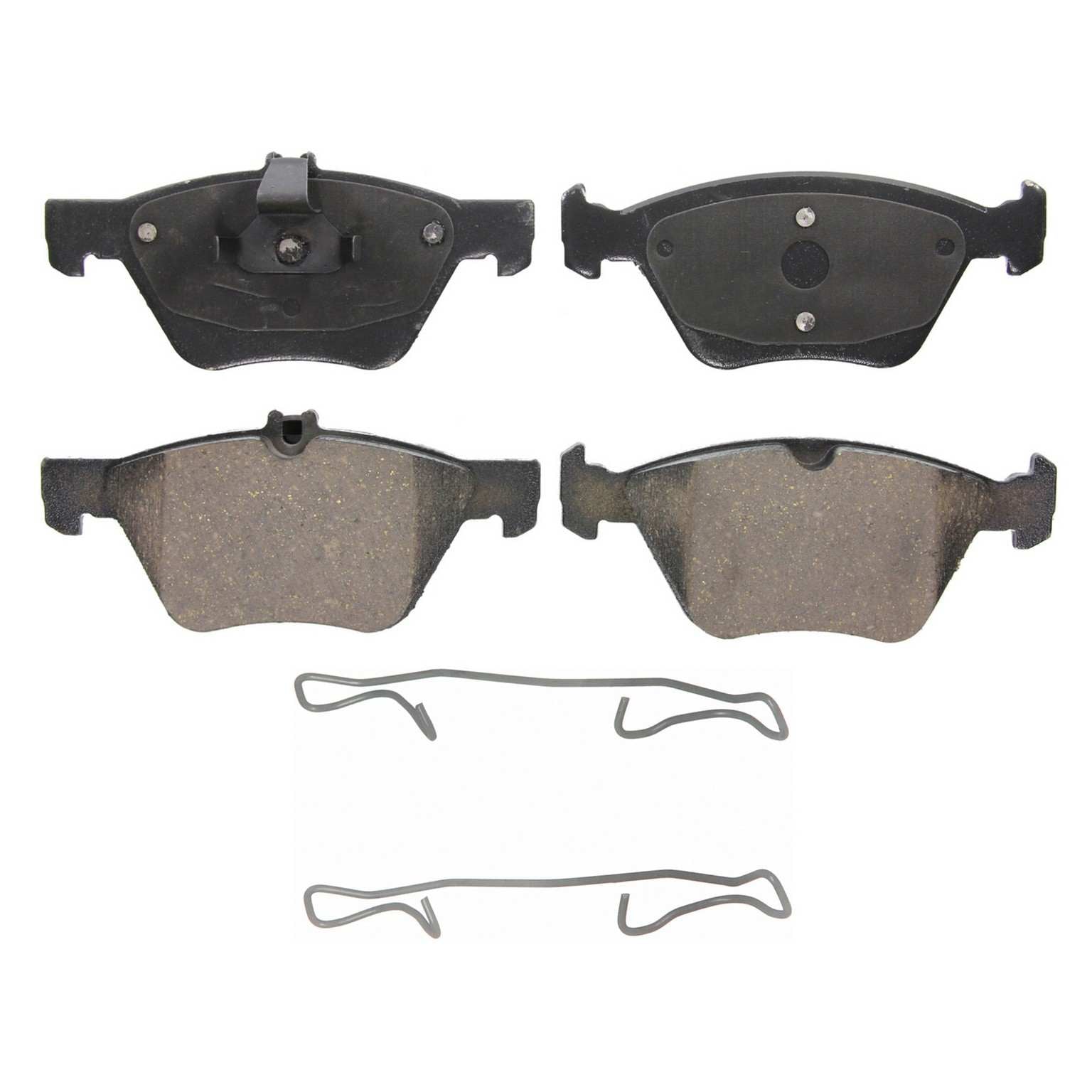 Wagner Brake Disc Brake Pad Set  top view frsport ZD853