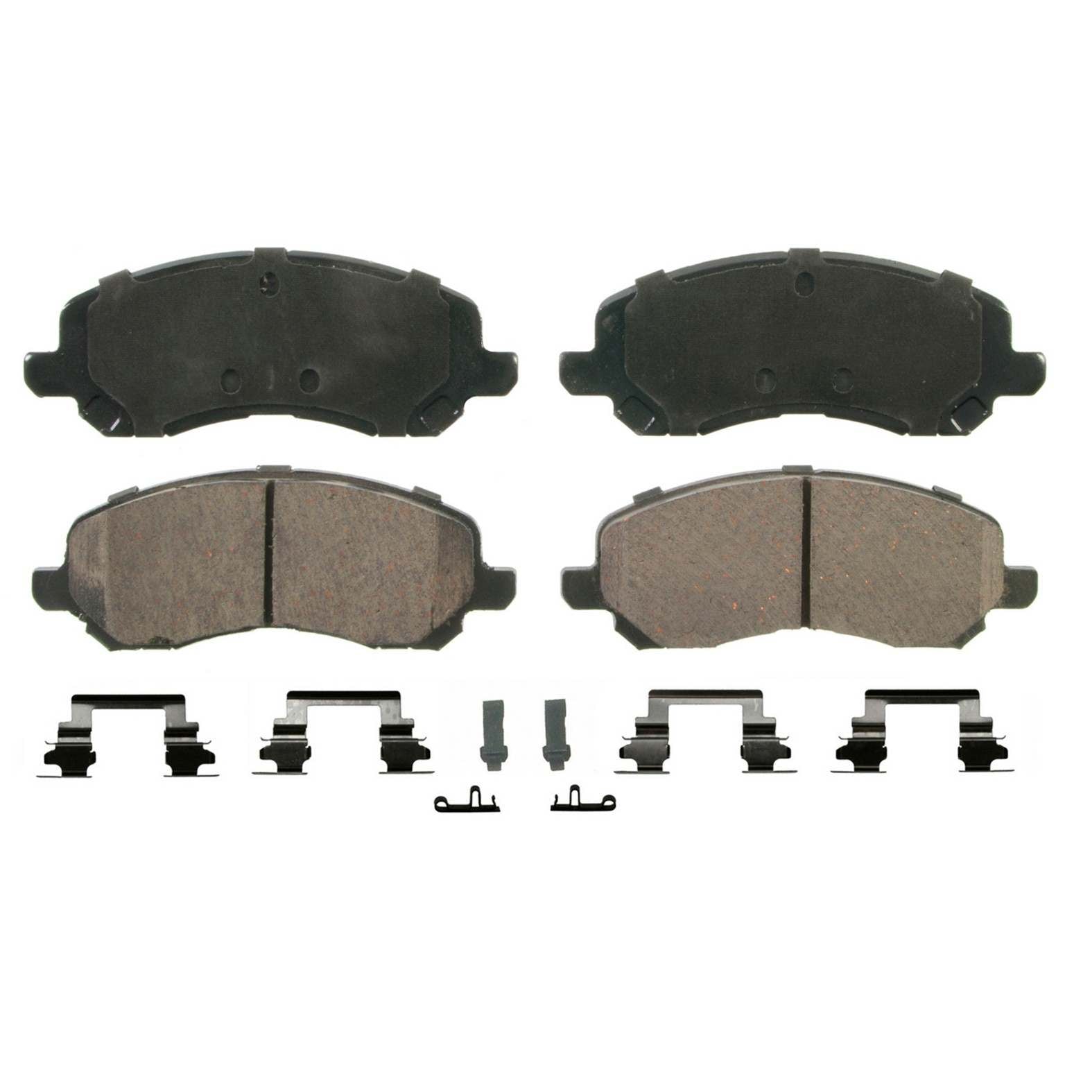 Wagner Brake Disc Brake Pad Set  top view frsport ZD866A