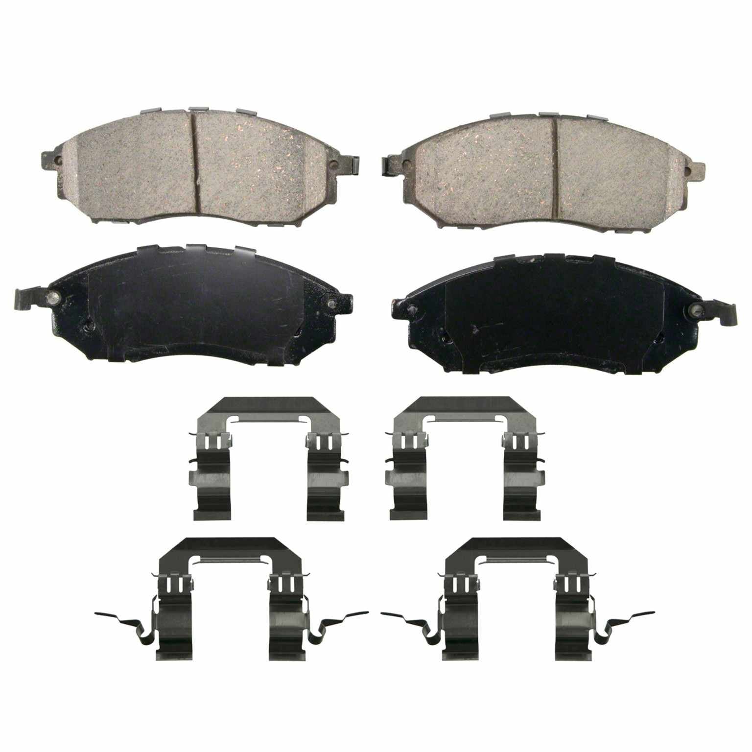 Wagner Brake Disc Brake Pad Set  top view frsport ZD888A