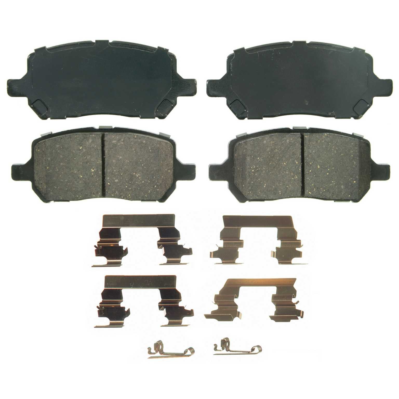 Wagner Brake Disc Brake Pad Set  top view frsport ZD956