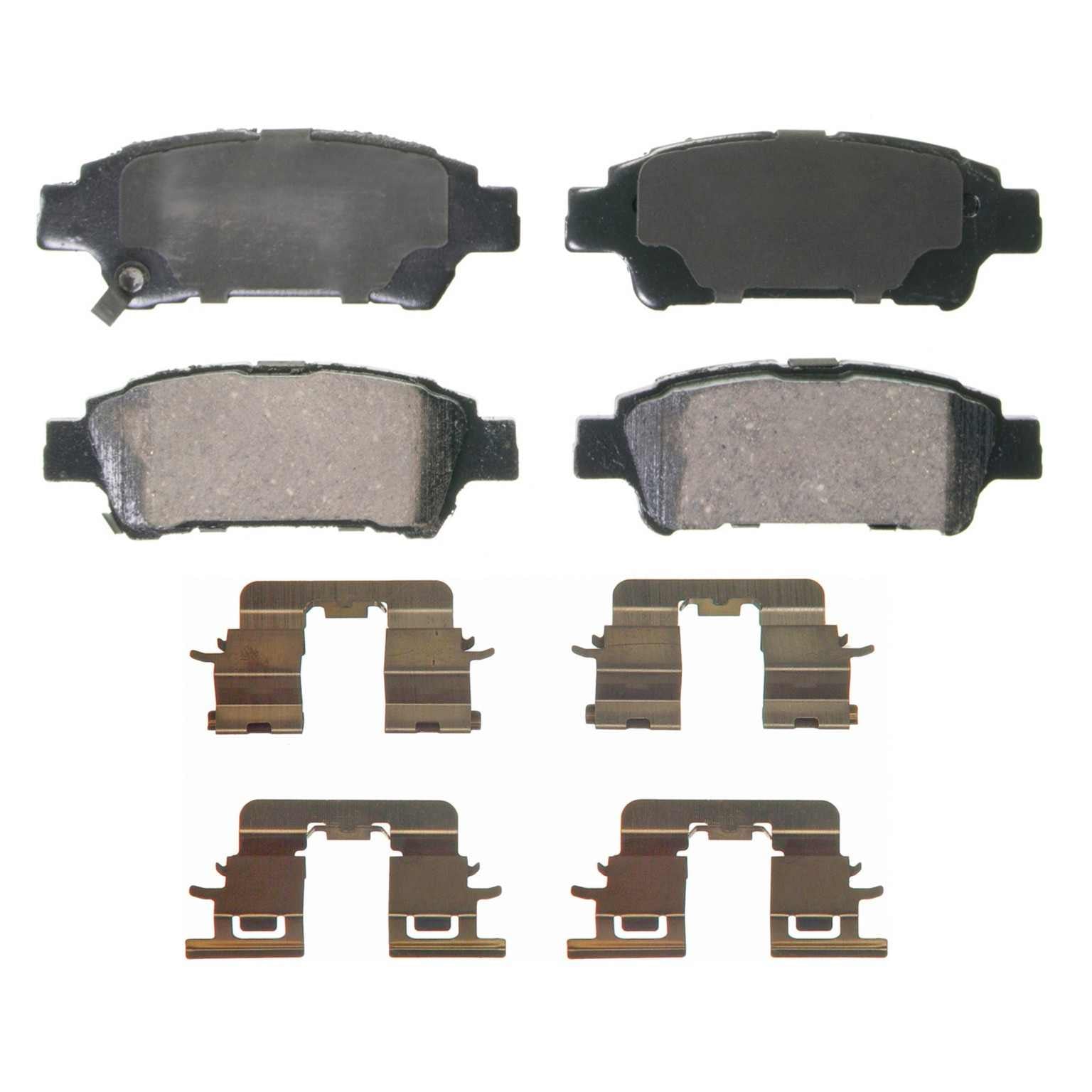 Wagner Brake Disc Brake Pad Set  top view frsport ZD995