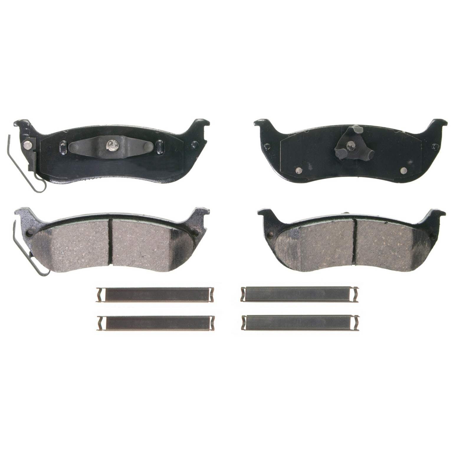 Wagner Brake Disc Brake Pad Set  top view frsport ZD998